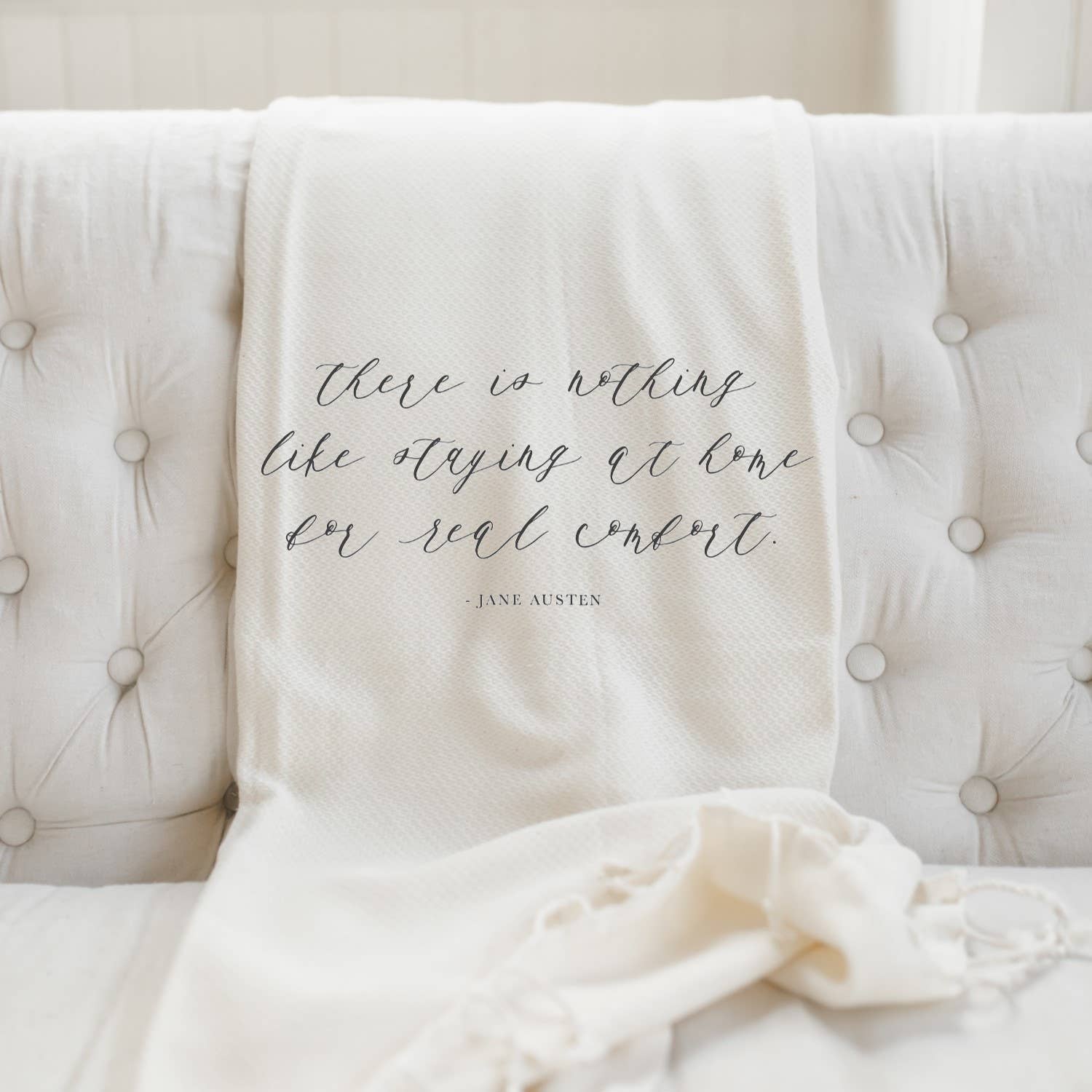 Throw Blankets - There is Nothing Like Staying at Home