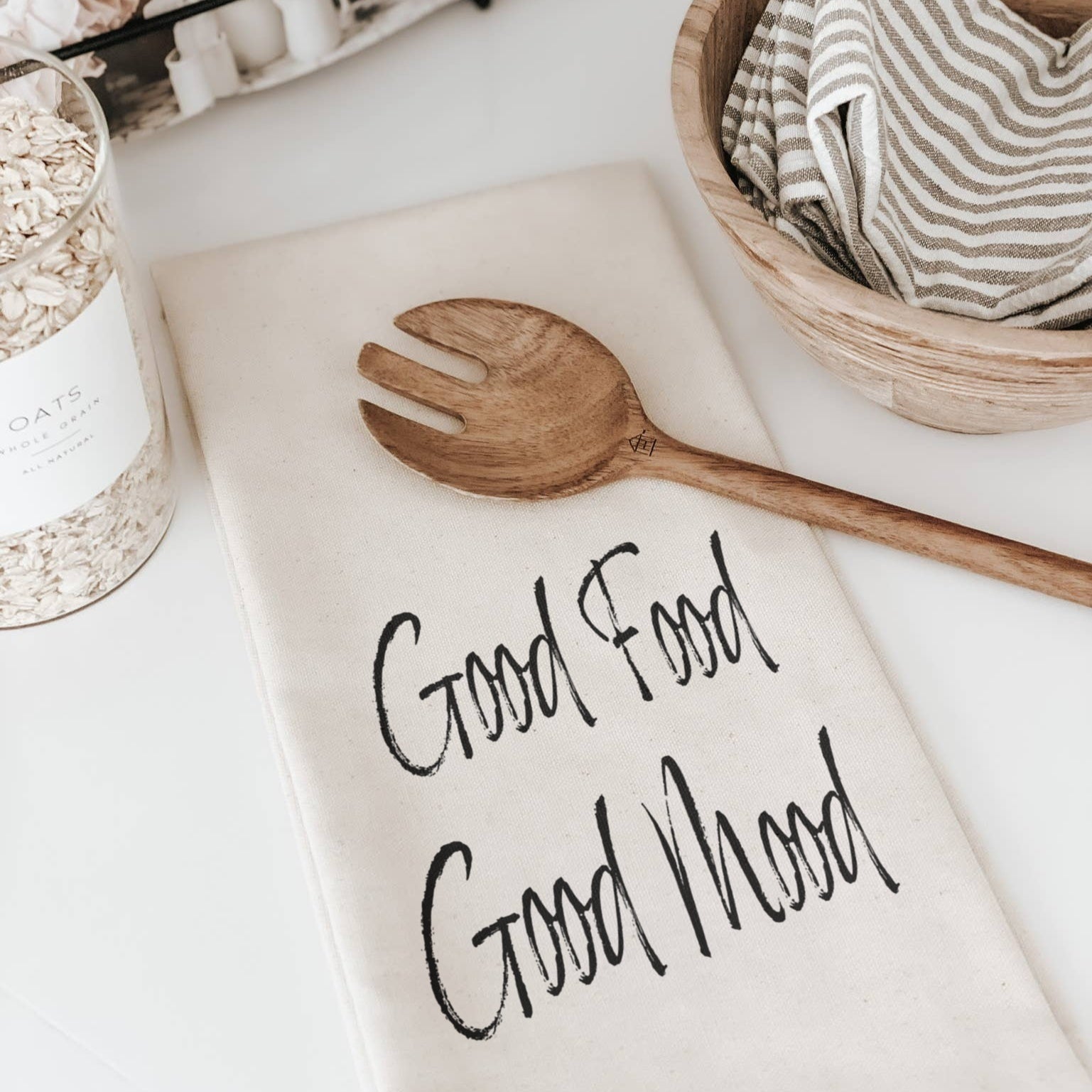 Tea Towel - Good Food Good Mood