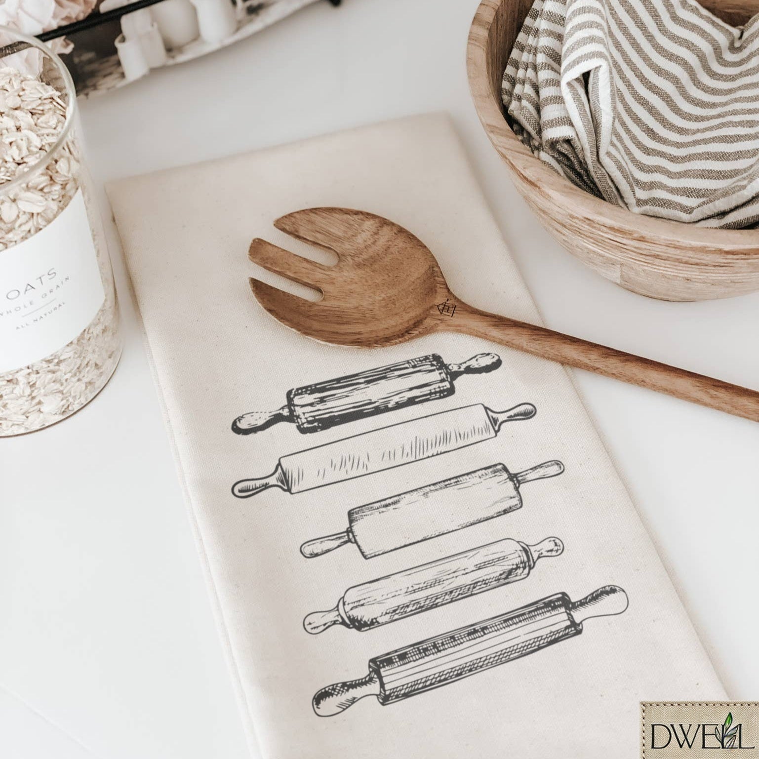 Tea Towel - Rolling Pins