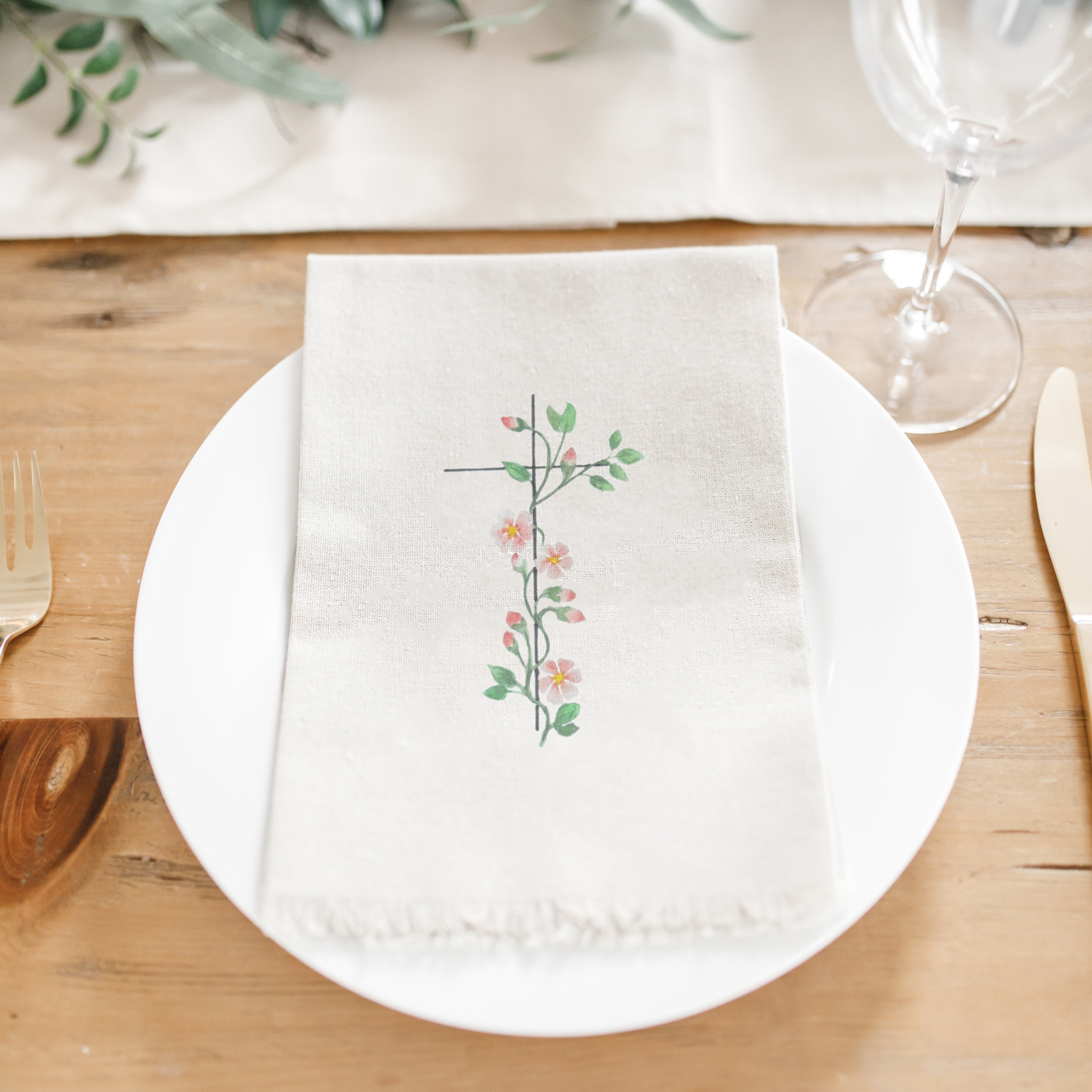 Napkins - Spring Cross