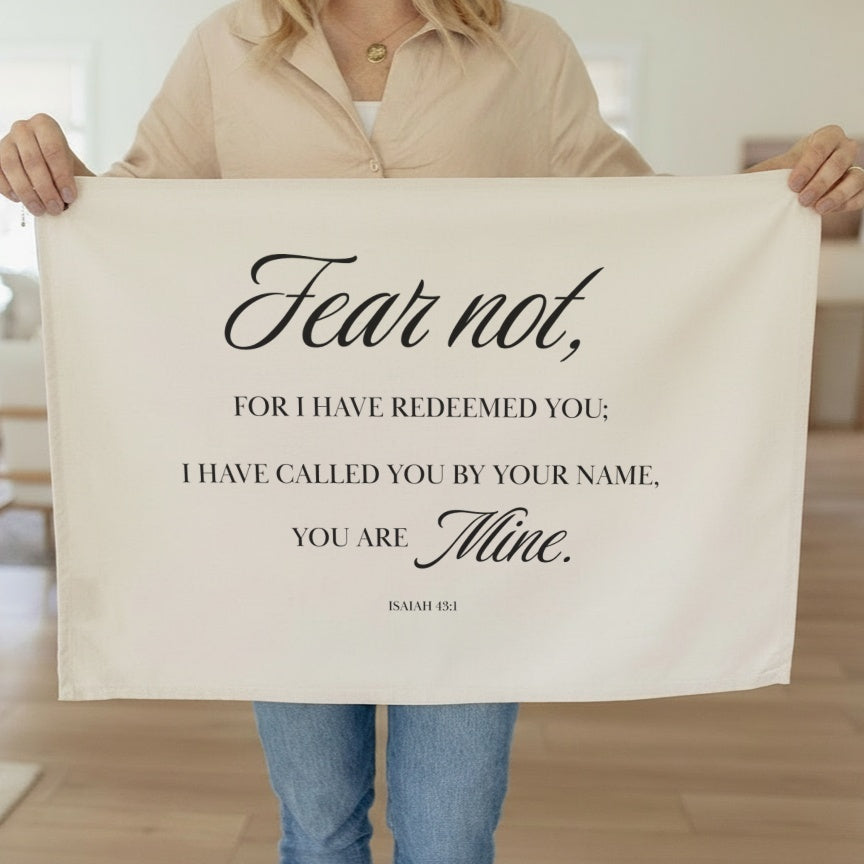 Wall Banner - Isaiah 43 1