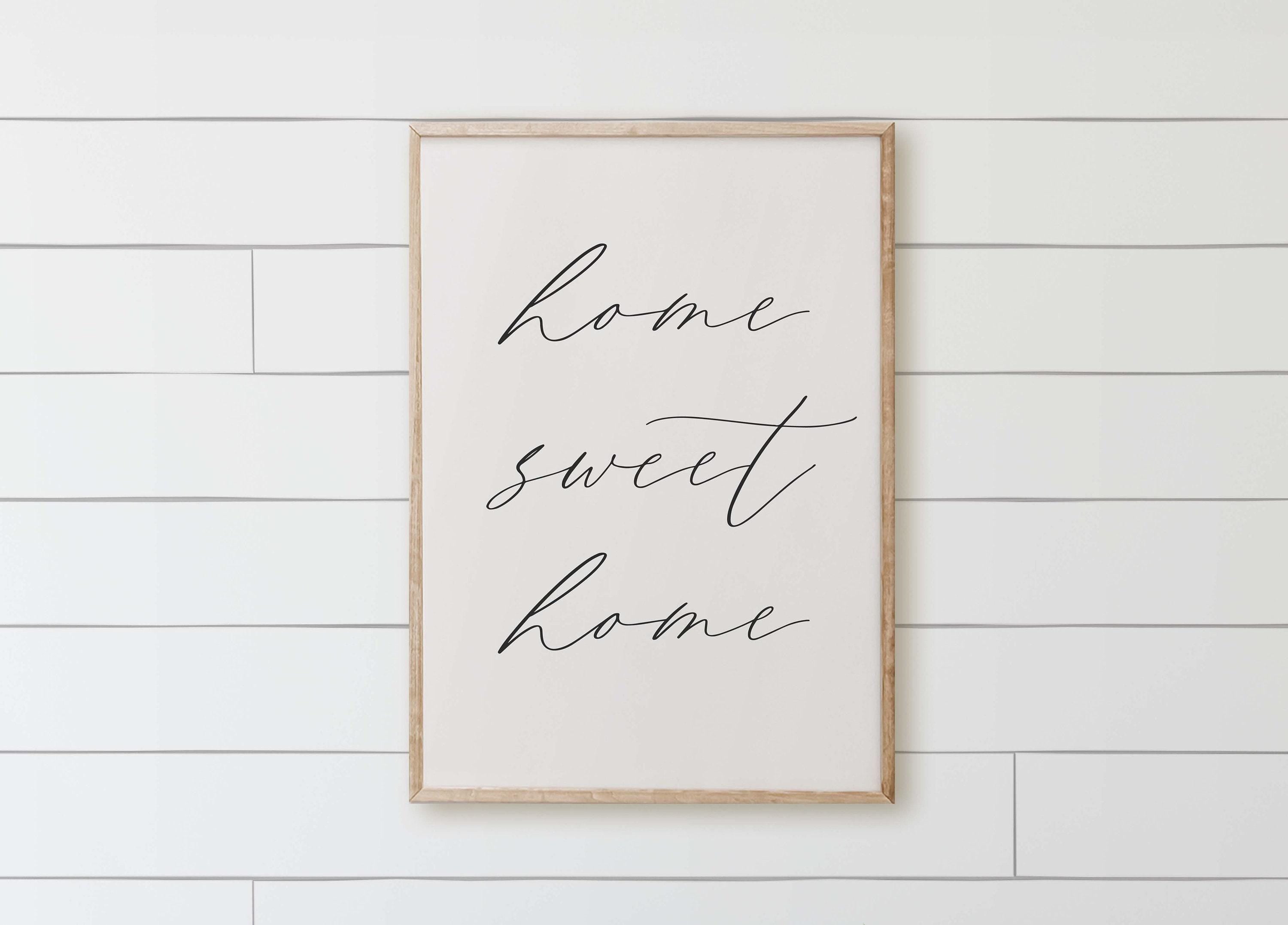Wooden Frames - Home Sweet Home