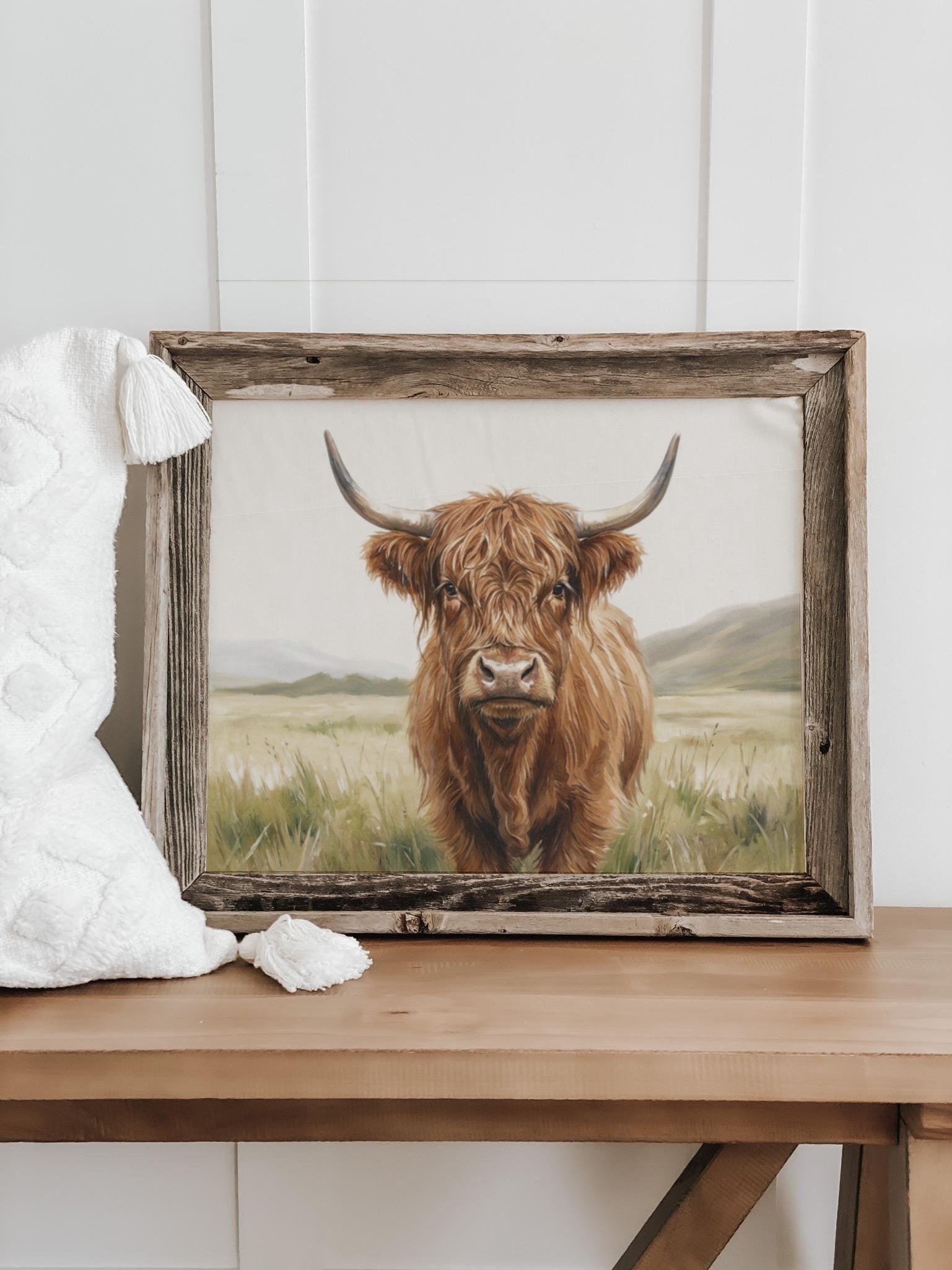 Barnwood Frame - Highland Farm Cow