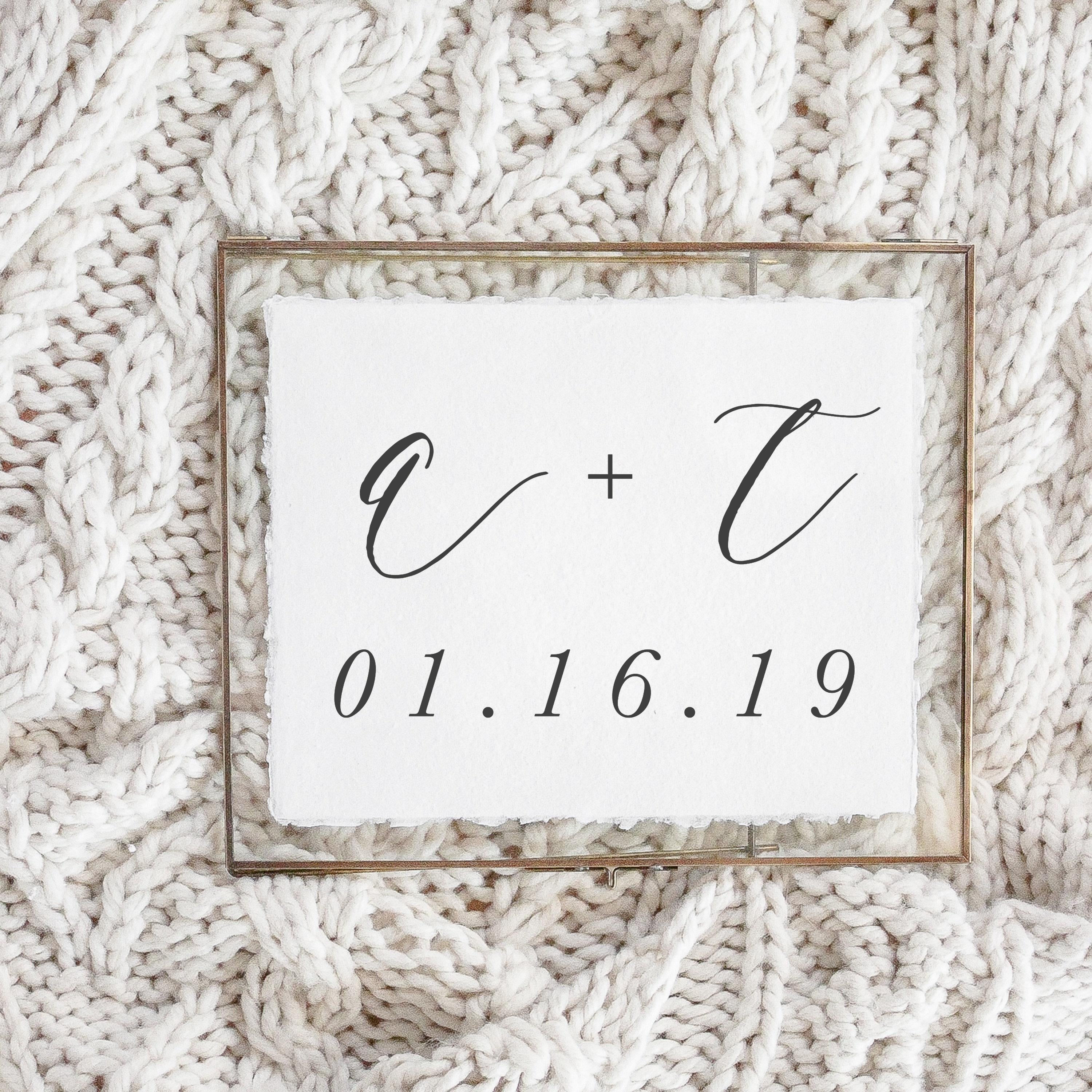 Personalized Glass Table Frames & Cards