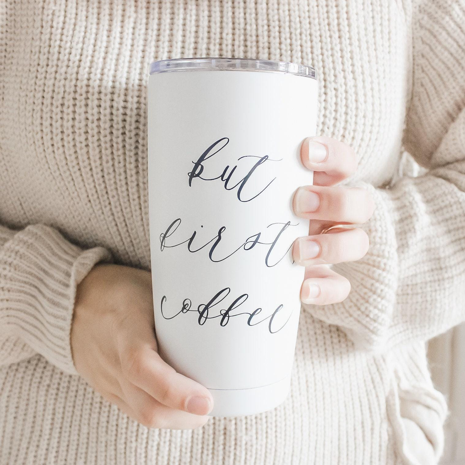 Travel Mugs - But First Coffee