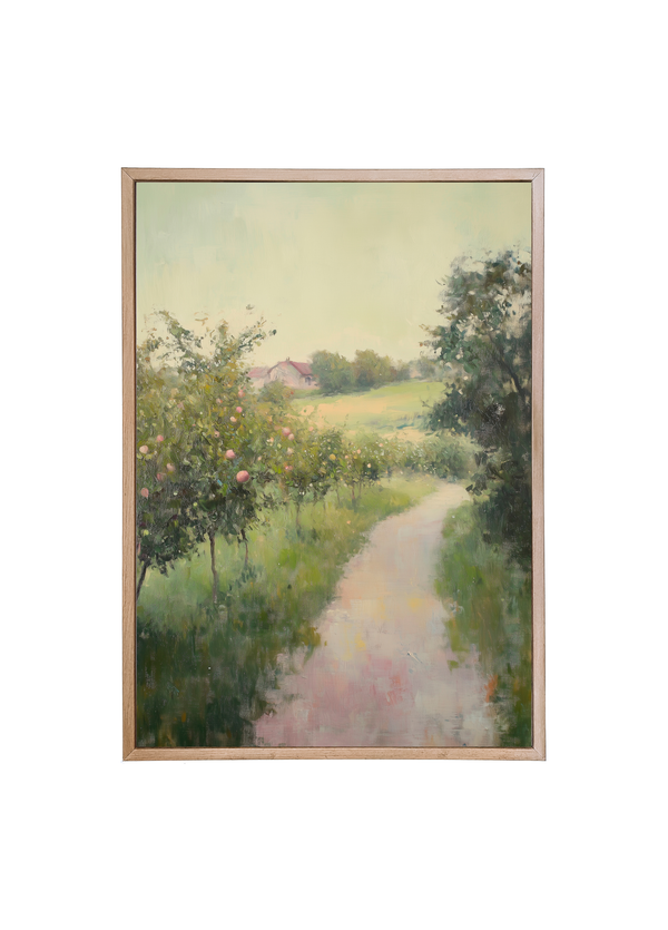 Blooming Lane Wood Framed Print