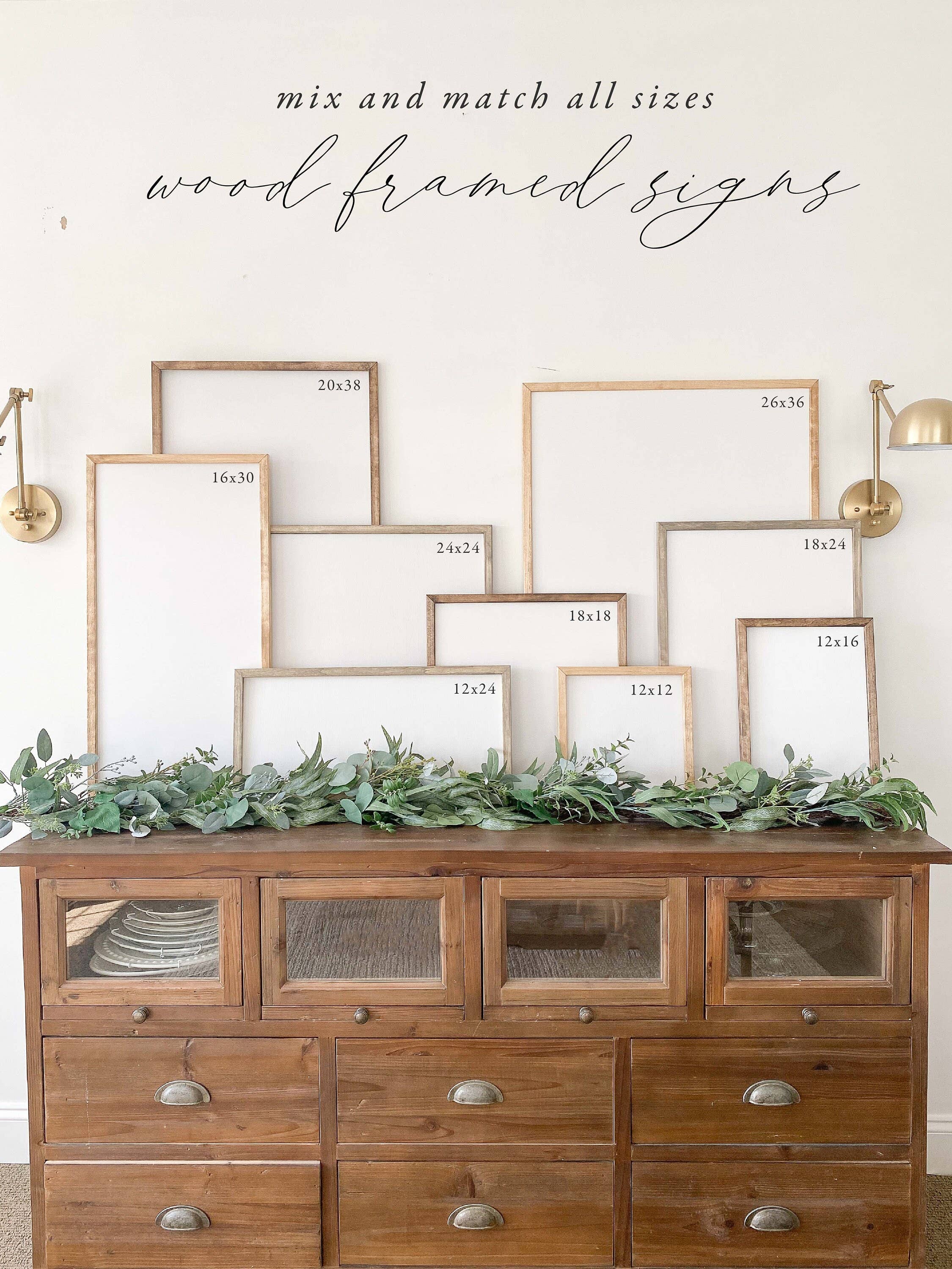 Wooden Frames - My Happy Place