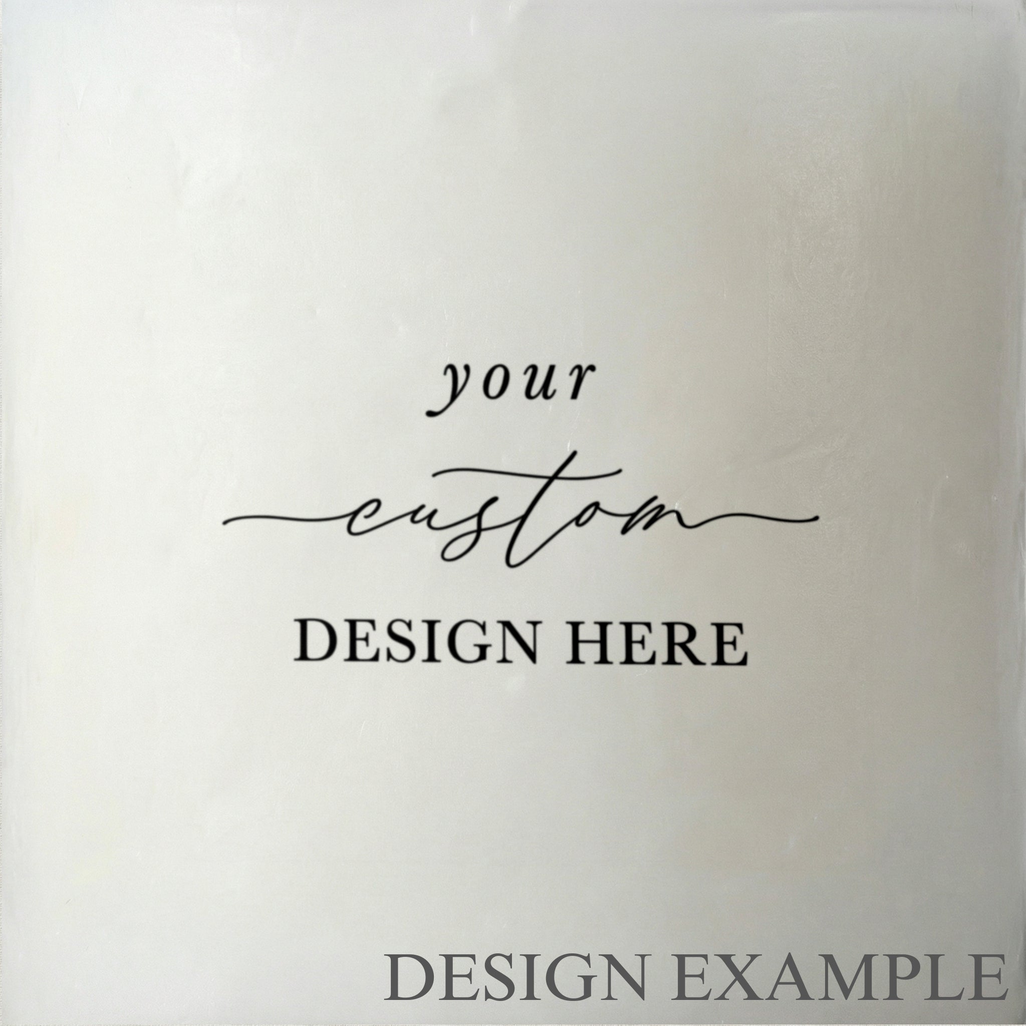 Custom Candles - Custom Design