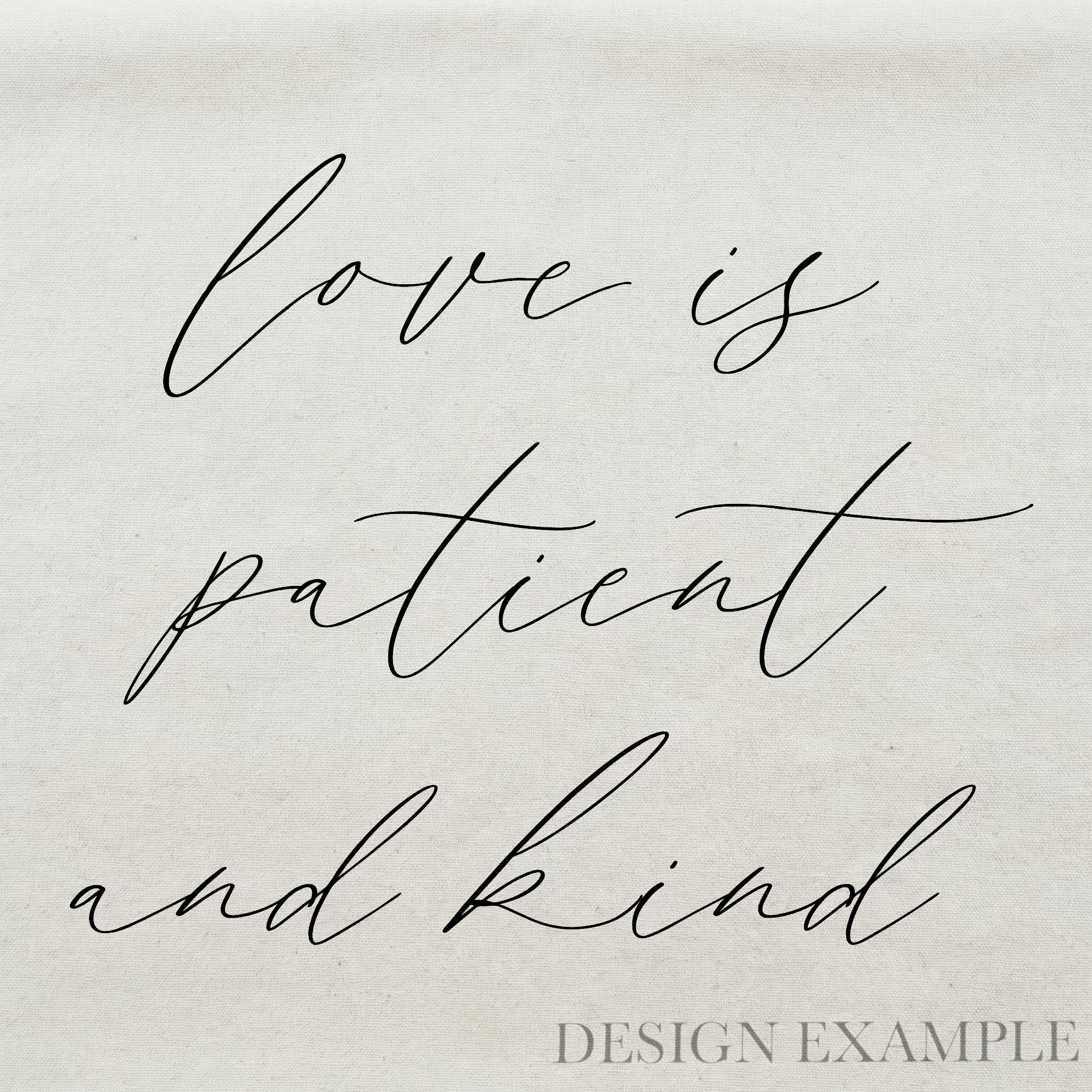 Tea Towel - Love is Patient & Kind