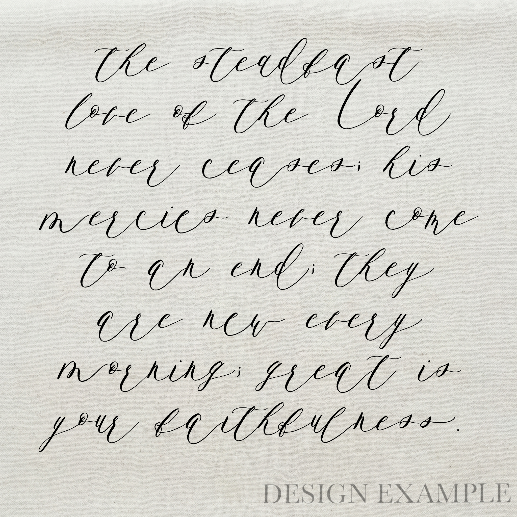 Tea Towel - The Steadfast Love of the Lord
