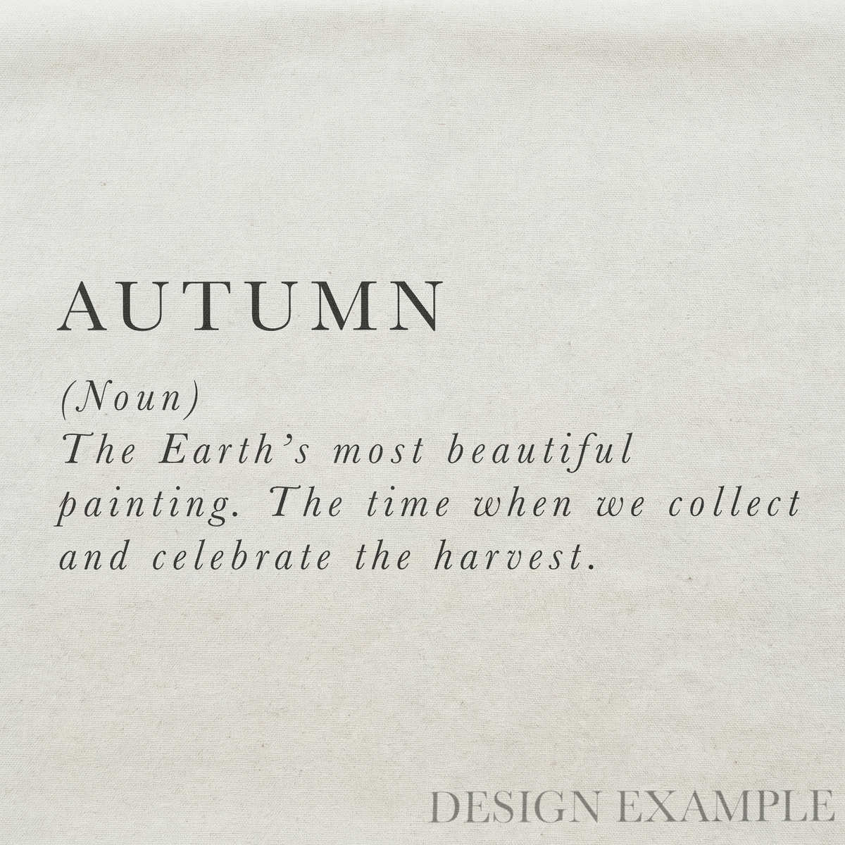 Tea Towel - Autumn Definition