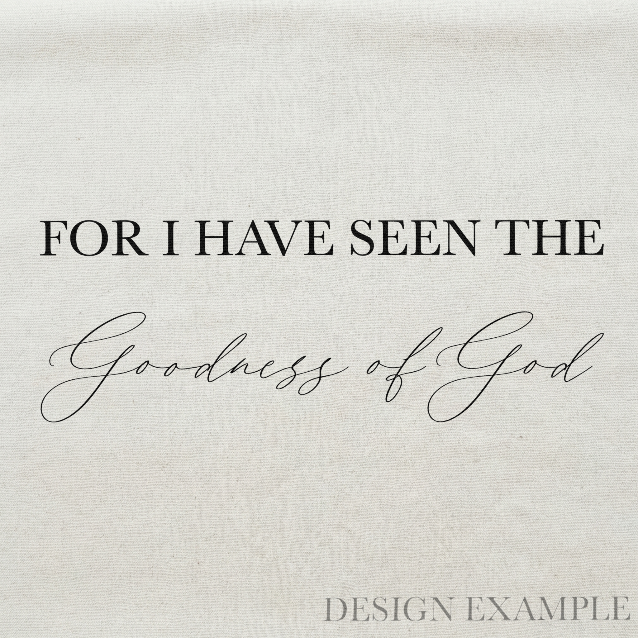 Tea Towel - Goodness of God