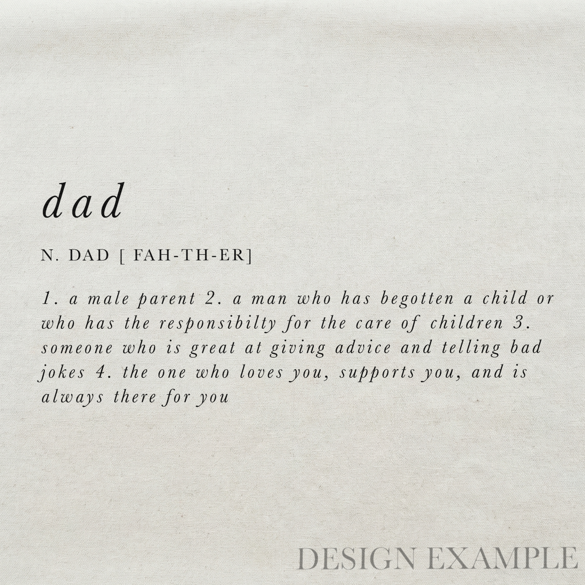 Tea Towel - Dad Definition