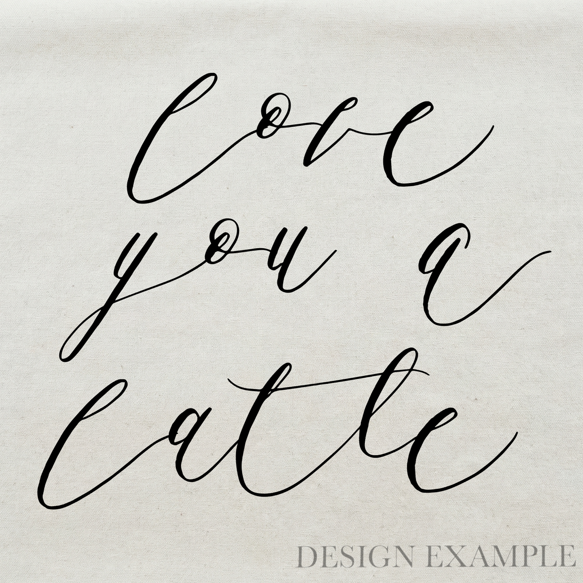 Tea Towel - Love you a Latte