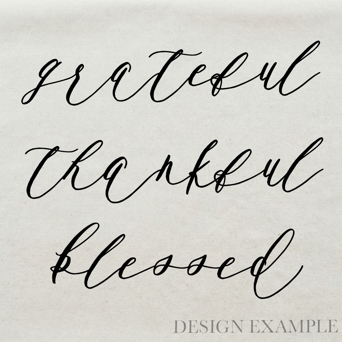 Tea Towel - Grateful Thankful Blessed