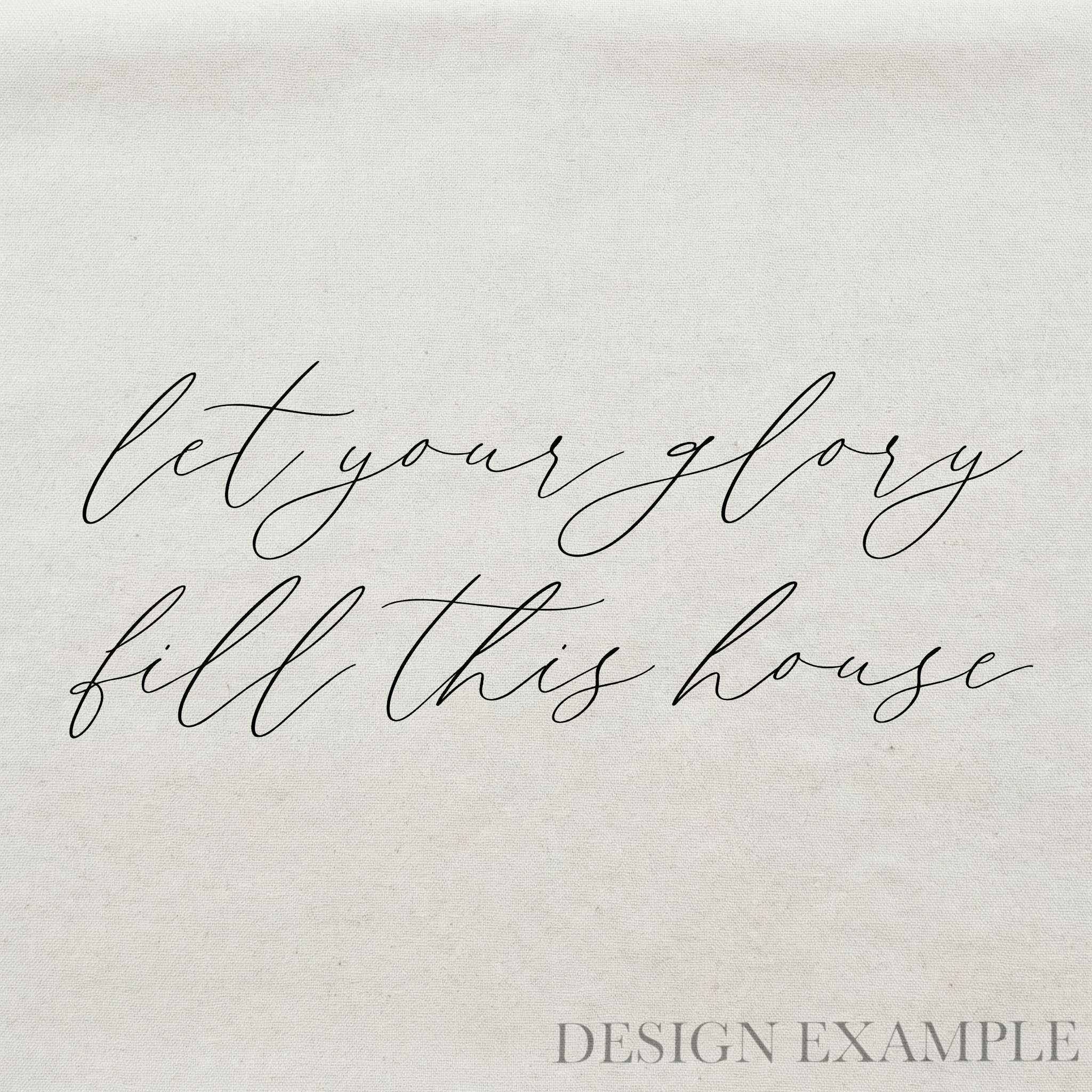 Tea Towel - Let Your Glory Fill This House