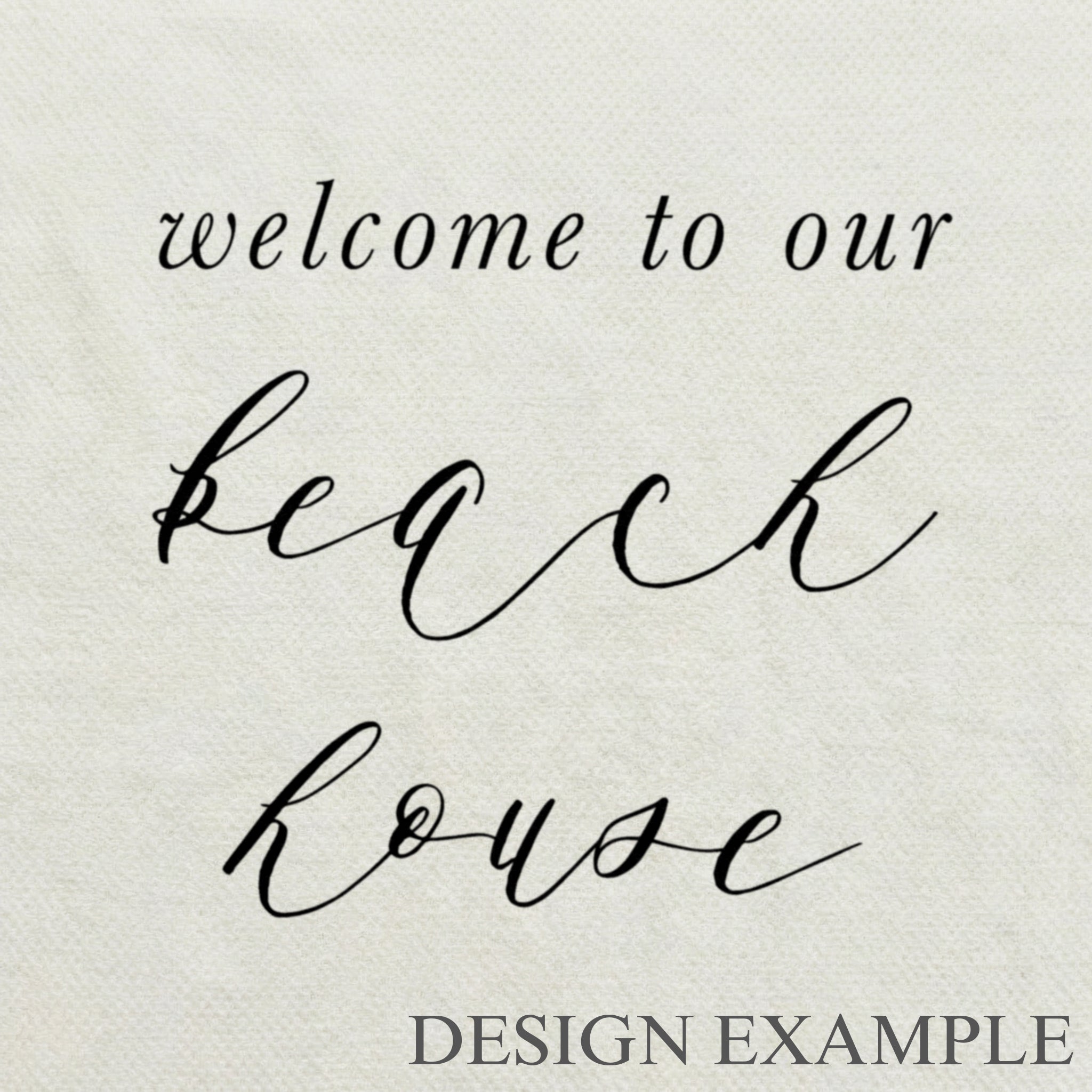 Throw Blankets - Welcome to Our Beach House