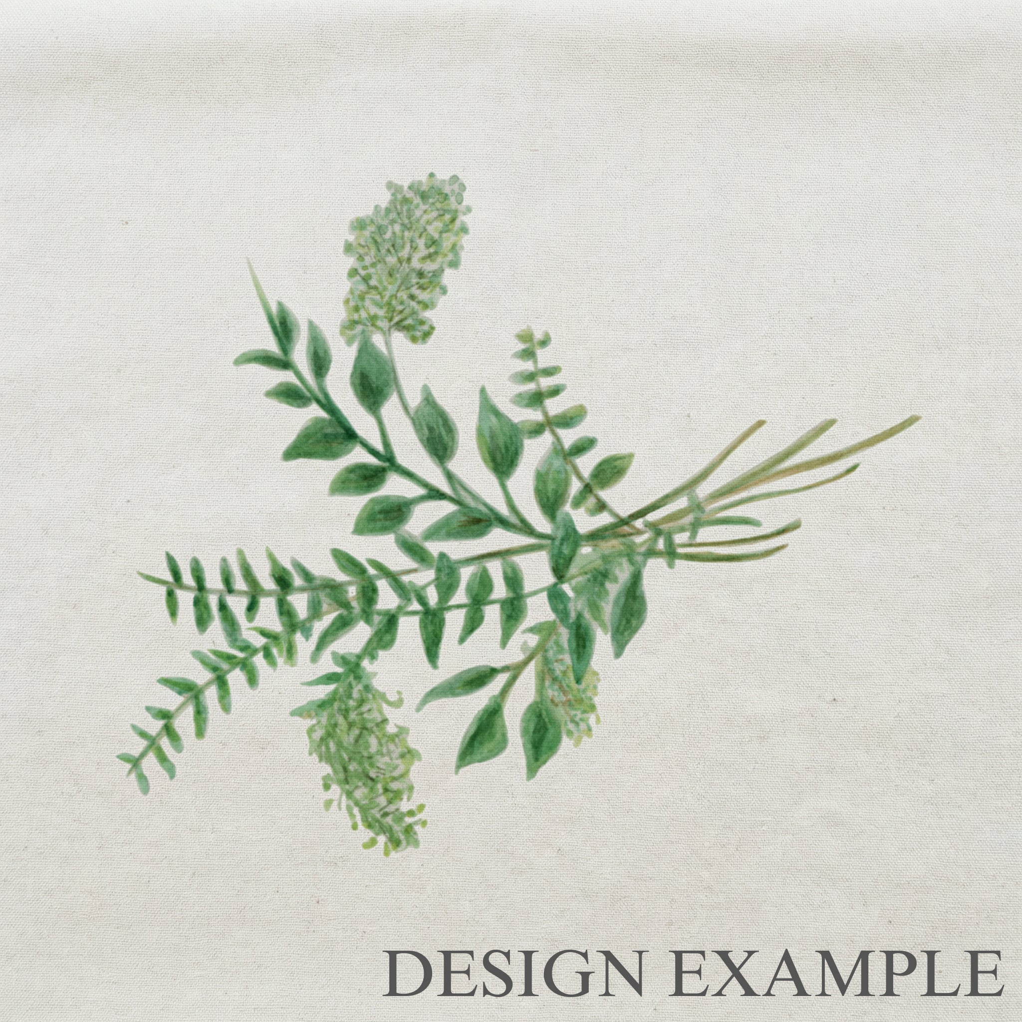 Throw Pillows - Eucalyptus Watercolor