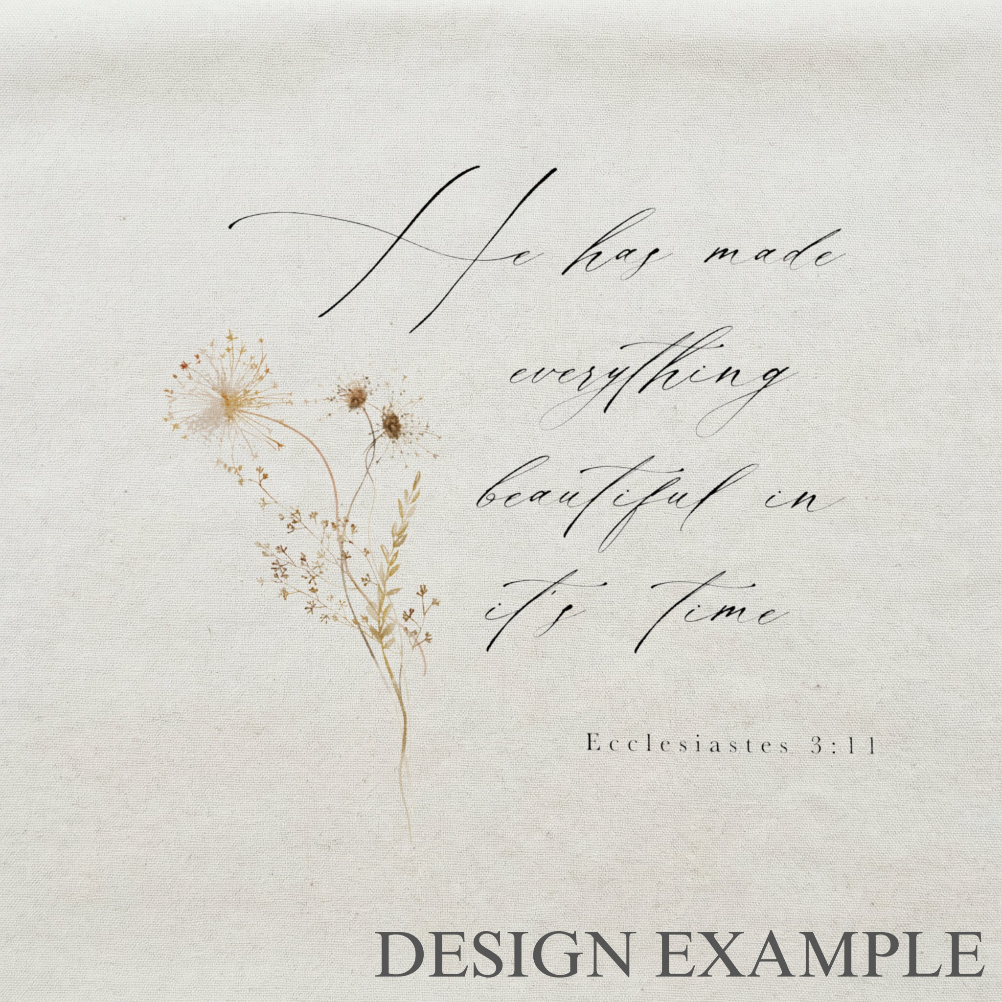 Throw Pillows - Ecclesiastes 3