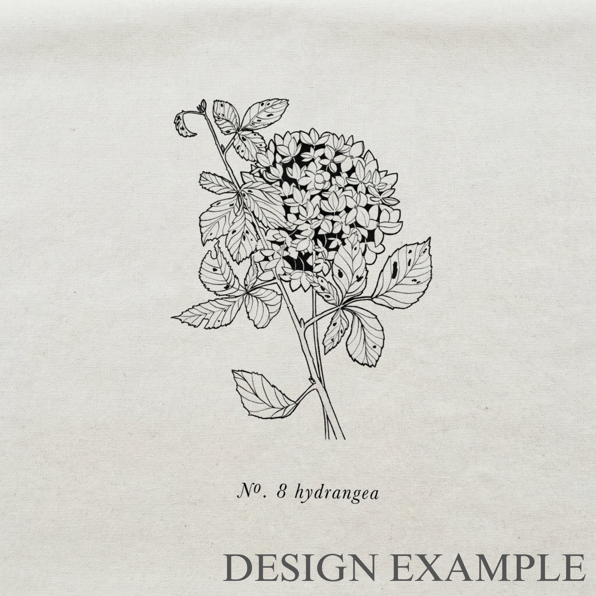 Throw Pillows - Hydrangea Botanical