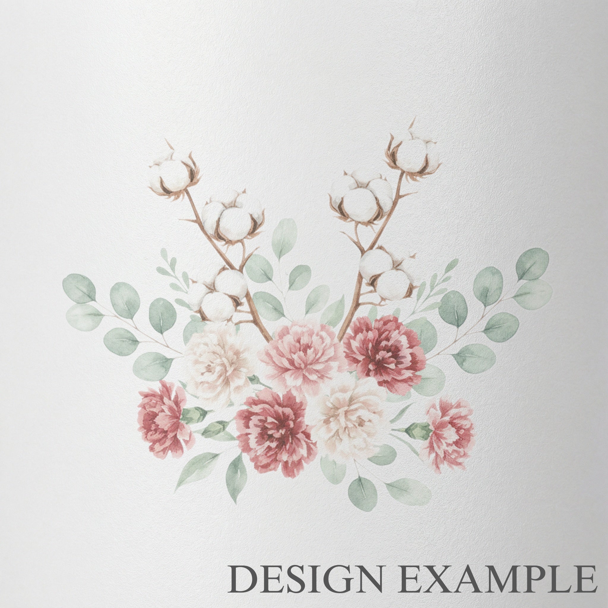 Travel Mugs - Spring Cotton Bouquet