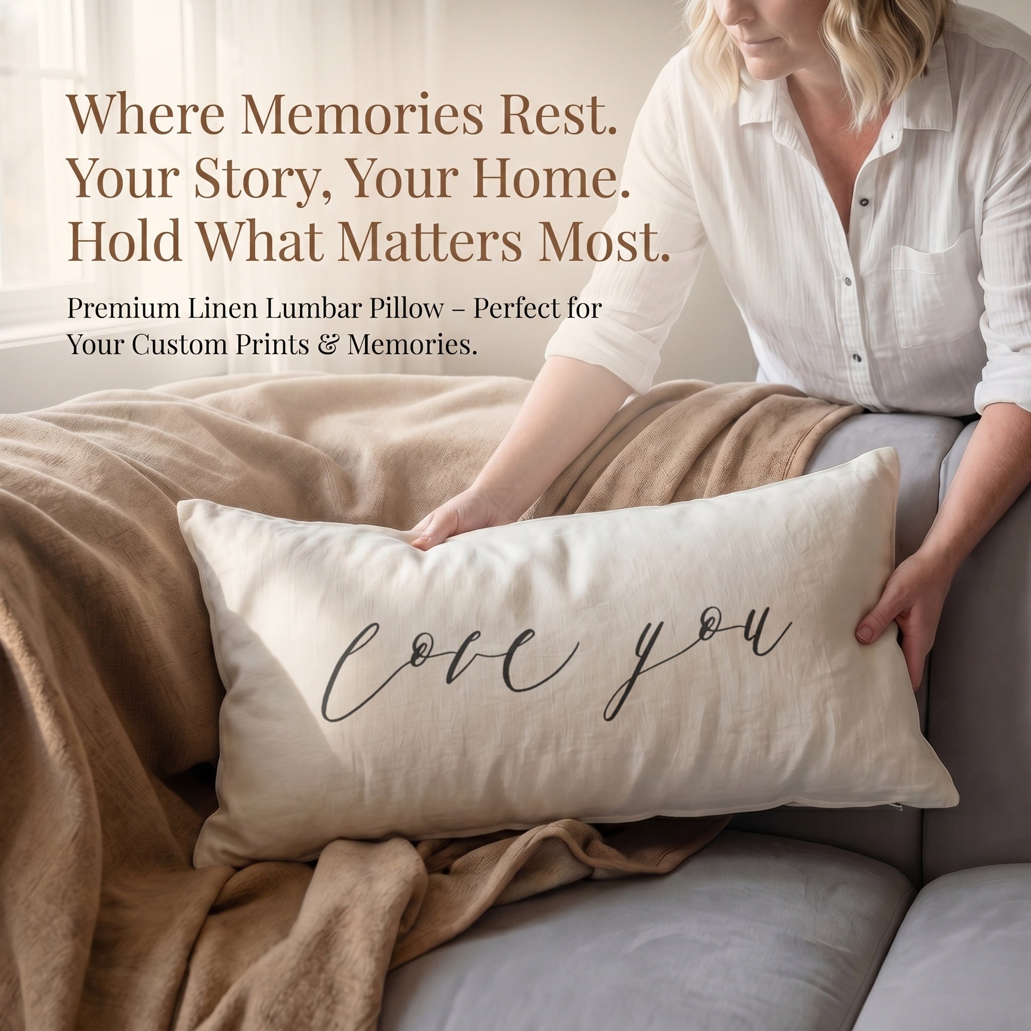 Lumbar Pillows - Love You