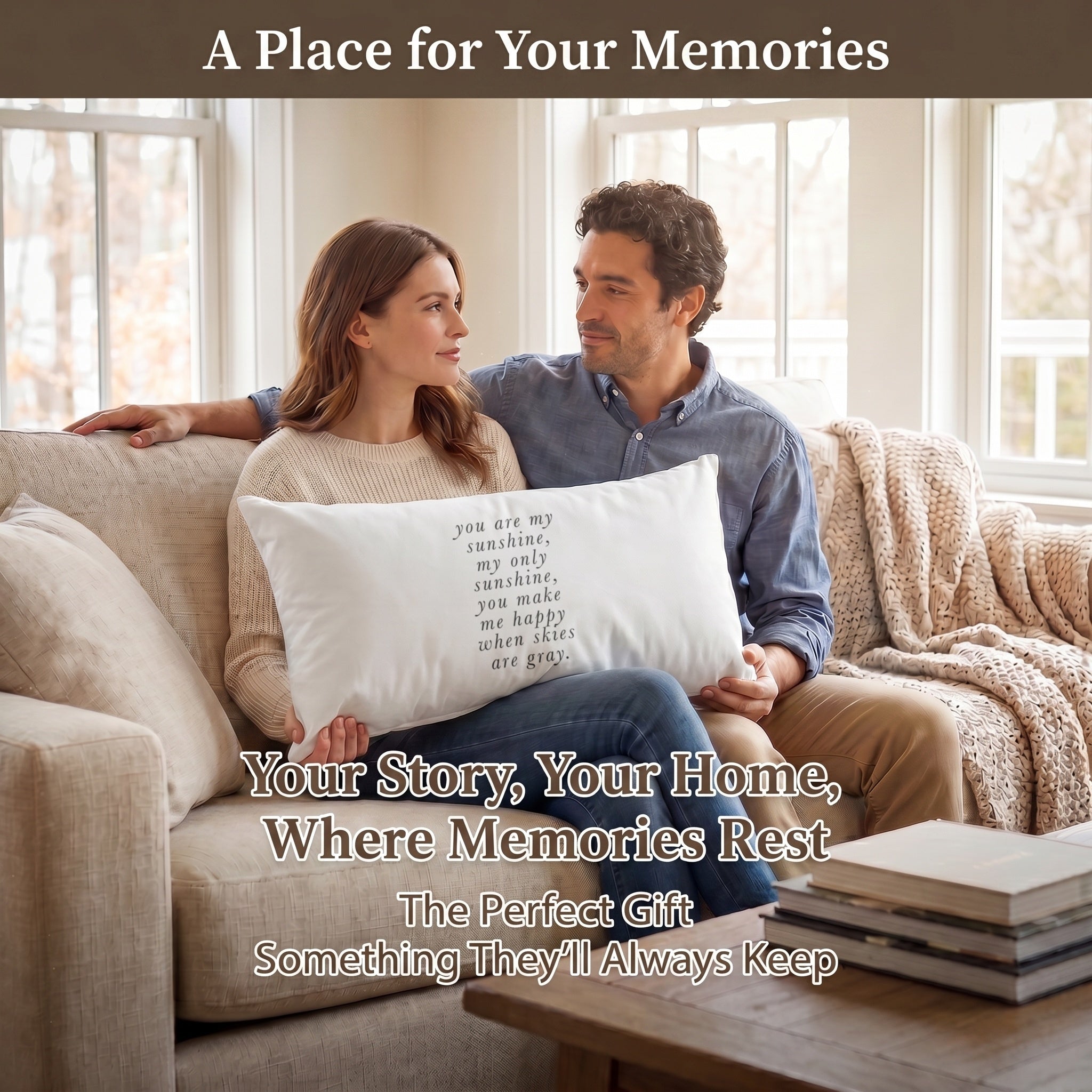 Lumbar Pillows - You Are My Sunshine