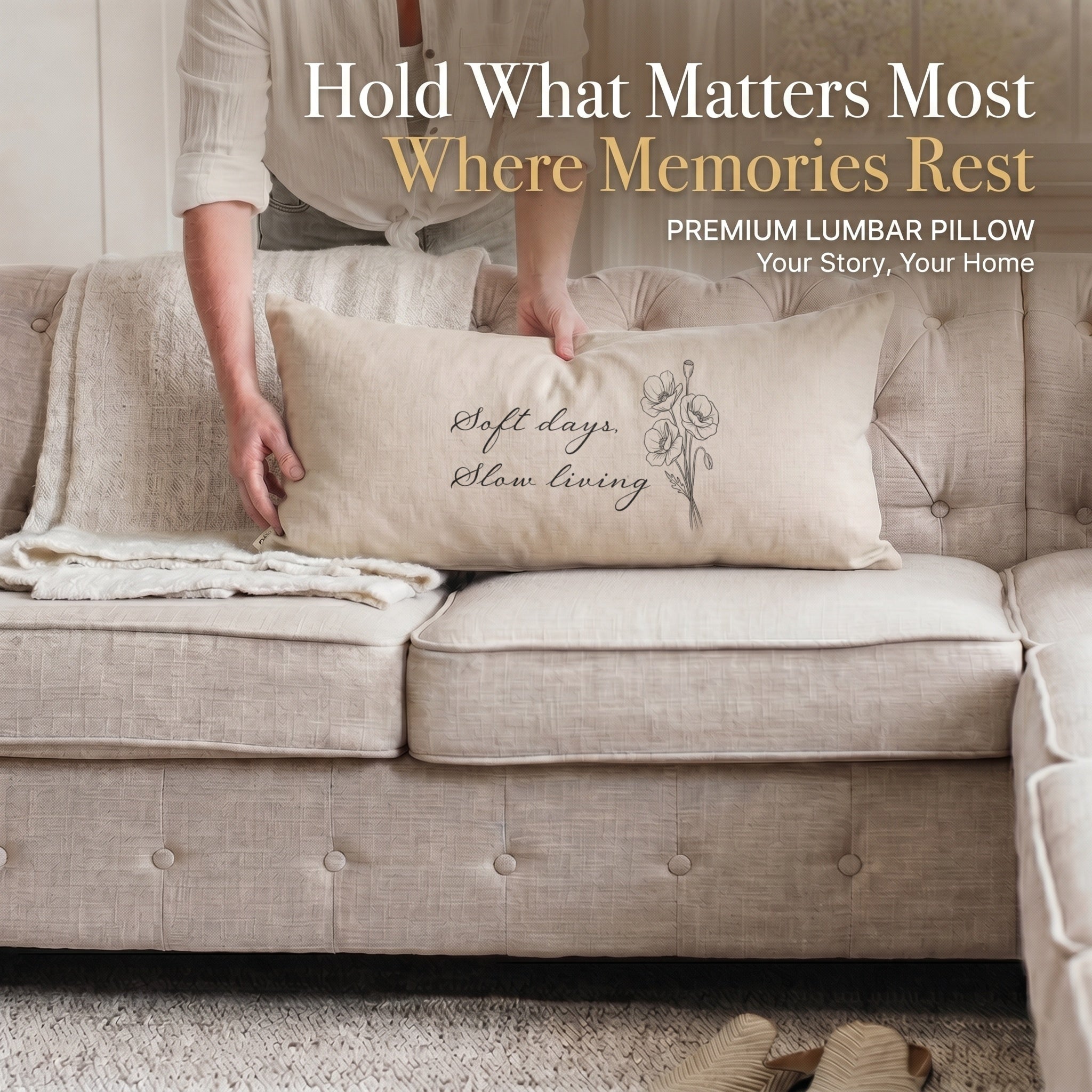Lumbar Pillows - Soft days slow living