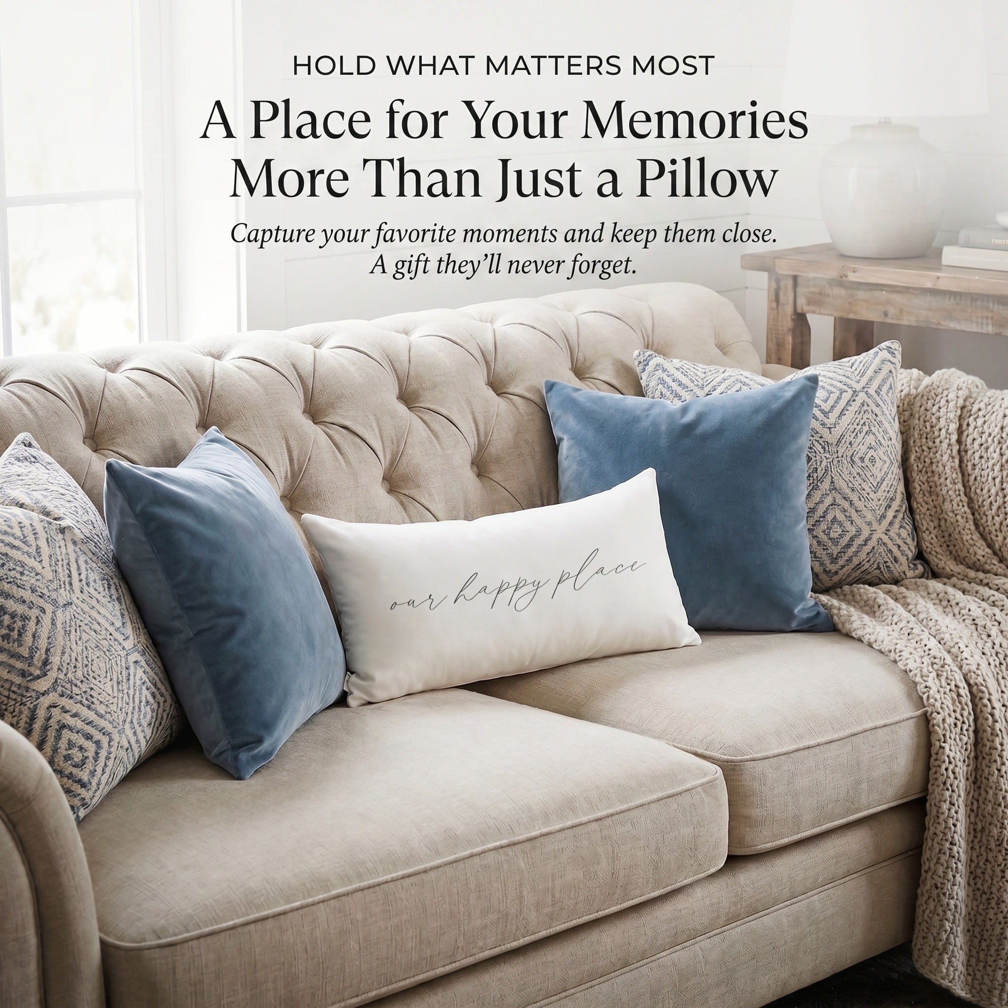 Lumbar Pillows - Our Happy Place