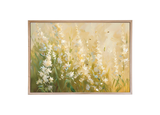 Hints of Blue Wood Framed Print