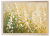 Hints of Blue Wood Framed Print