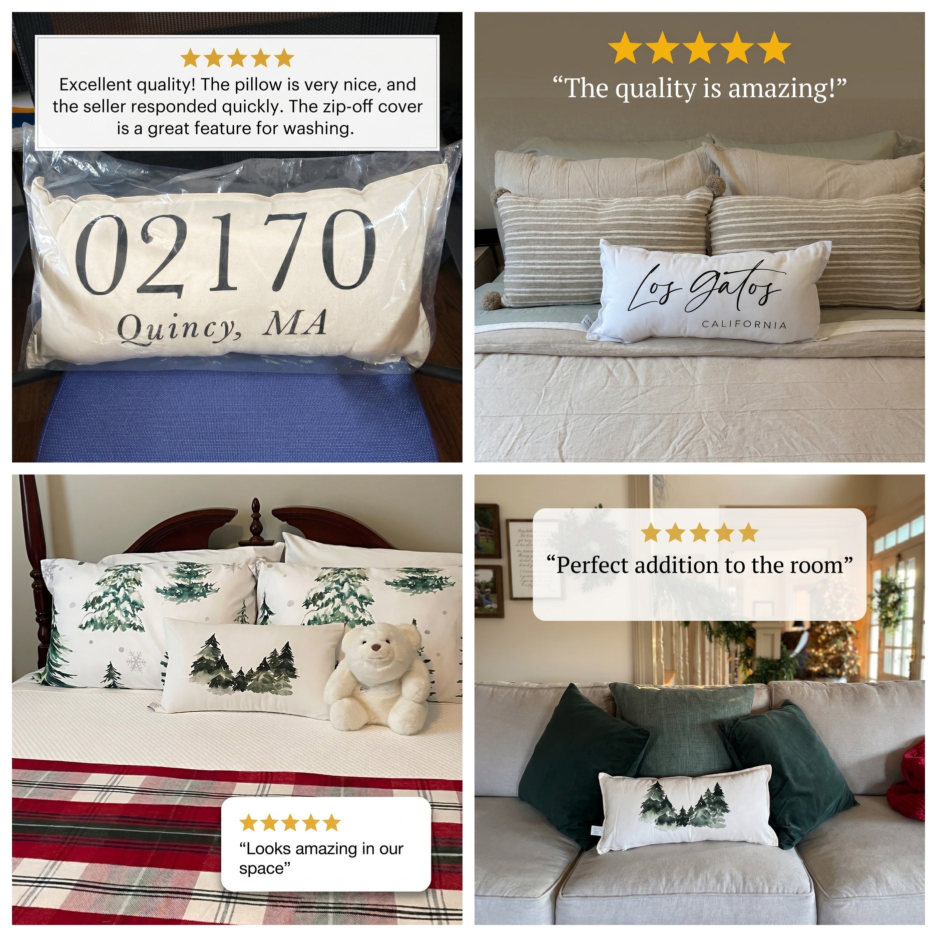 Lumbar Pillows - Home Sweet Home