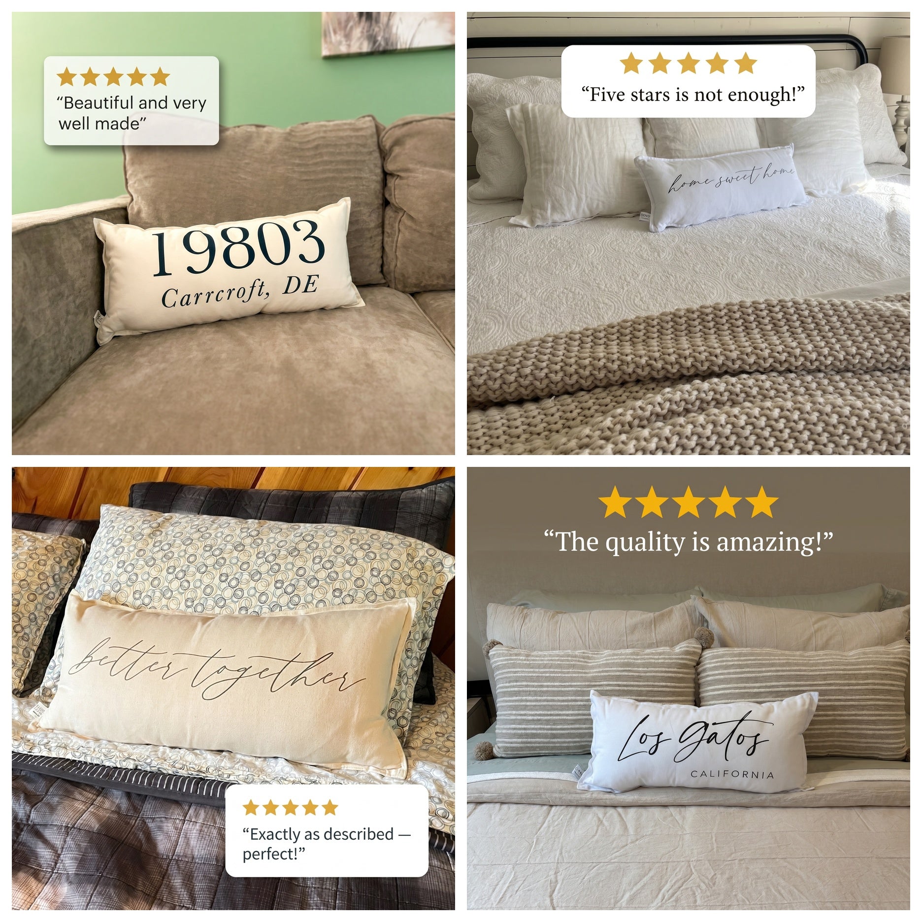 Lumbar Pillows - Coming Home To You Is My Favorite Thing