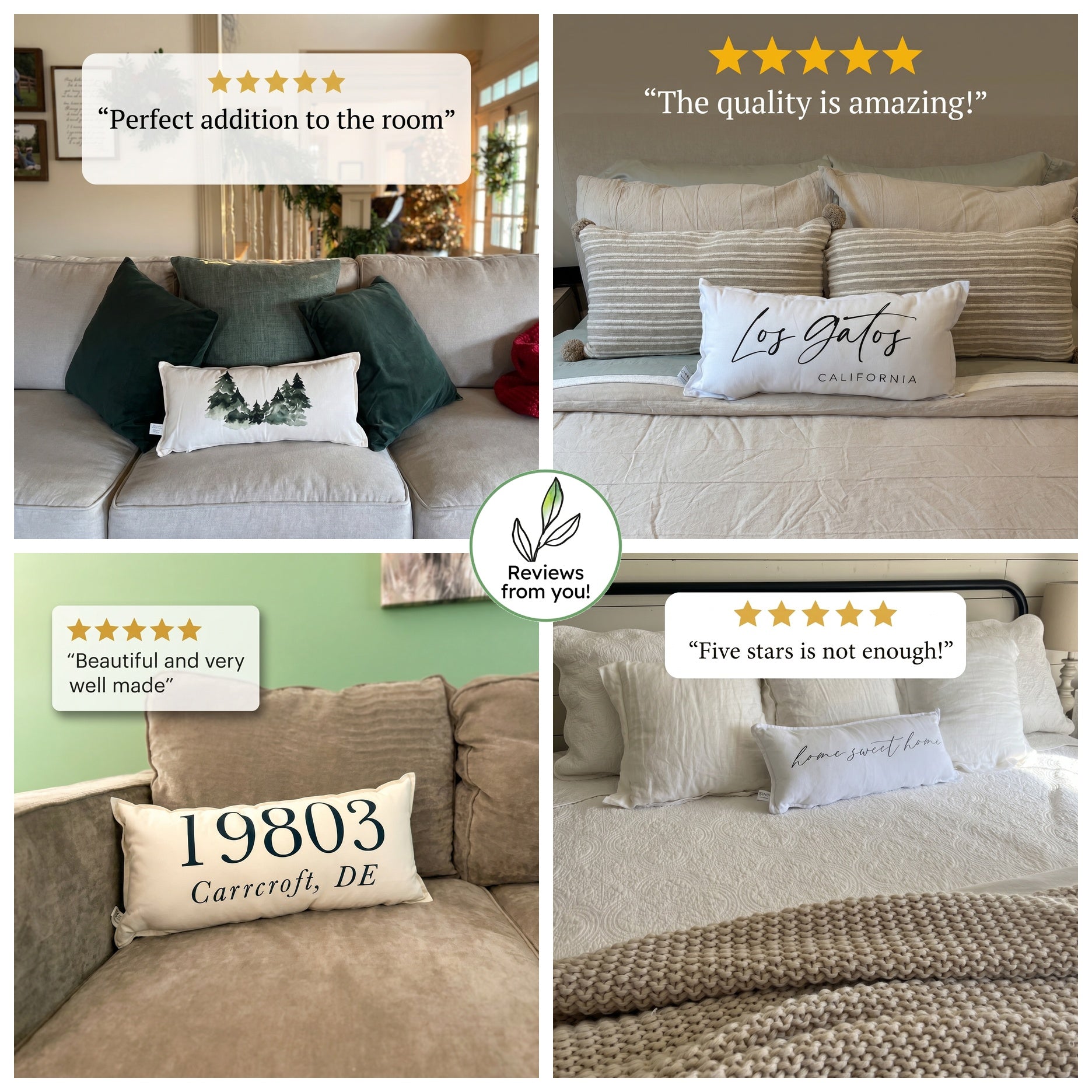 Custom Lumbar Pillows - Custom Design