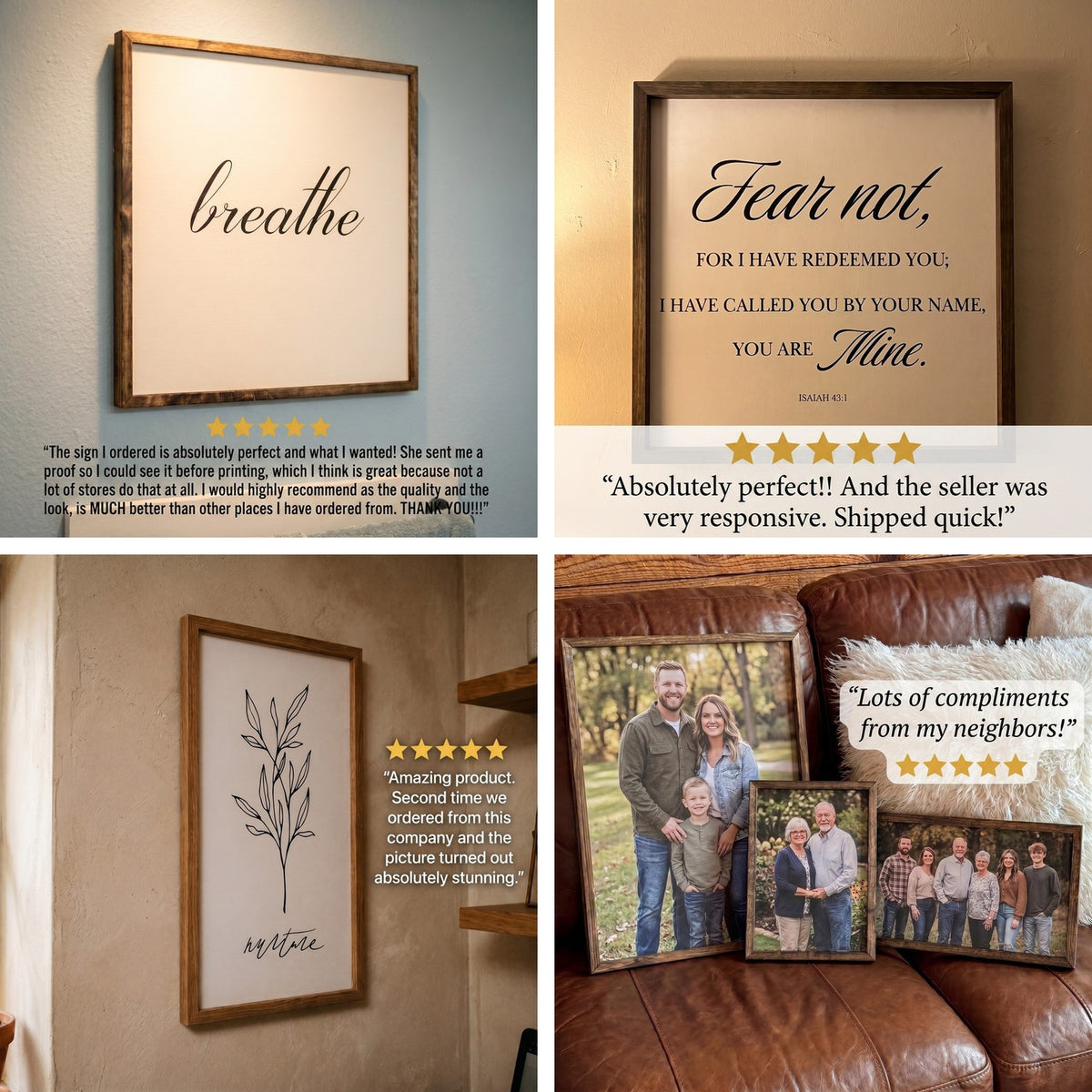 Wooden Frames - Daniel 3:18 Even If