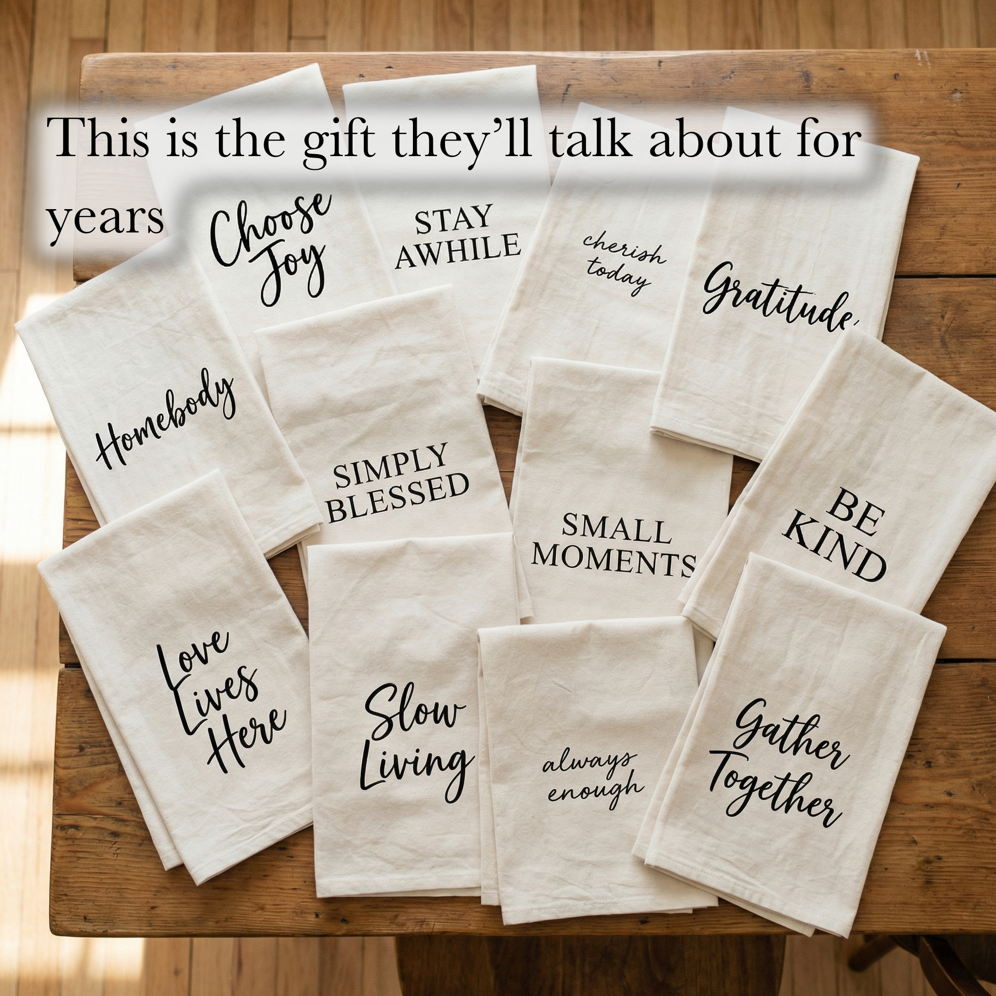 Tea Towel - He Restores My Soul
