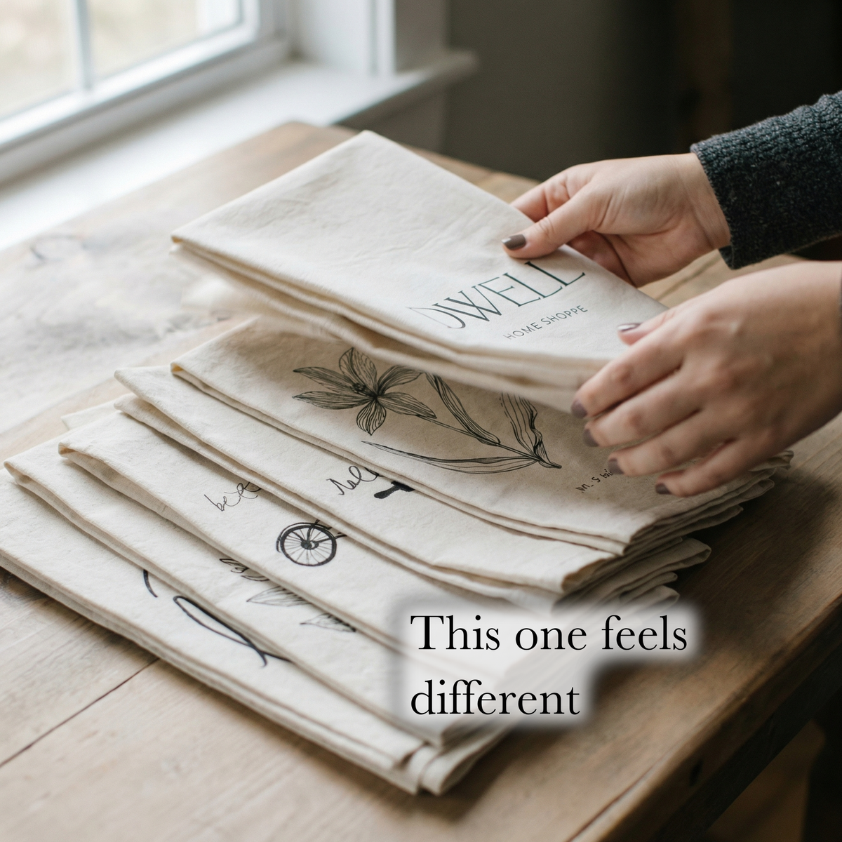 Tea Towel - Grateful Thankful Blessed