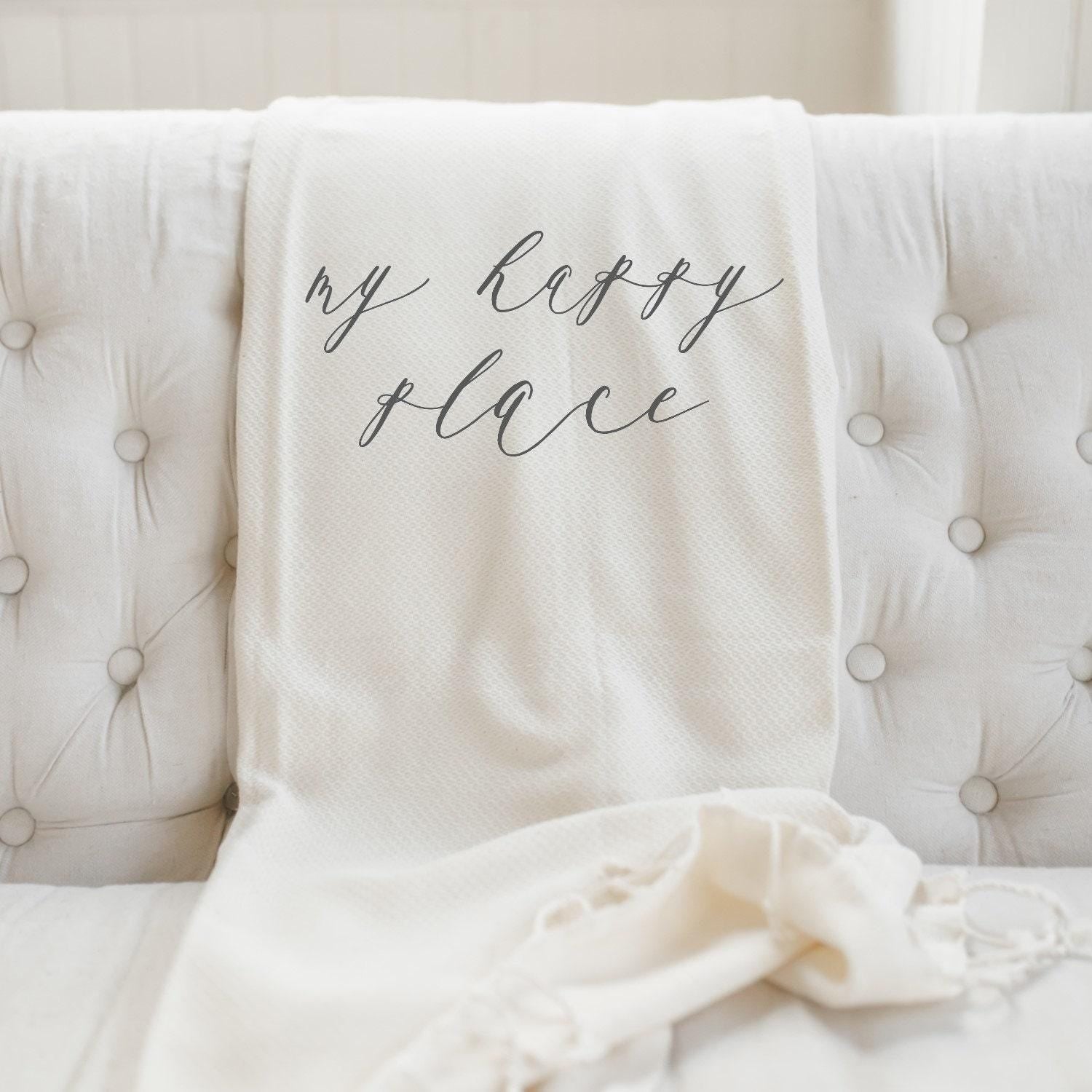 Throw Blankets - My Happy Place