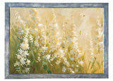 Hints of Blue Wood Framed Print
