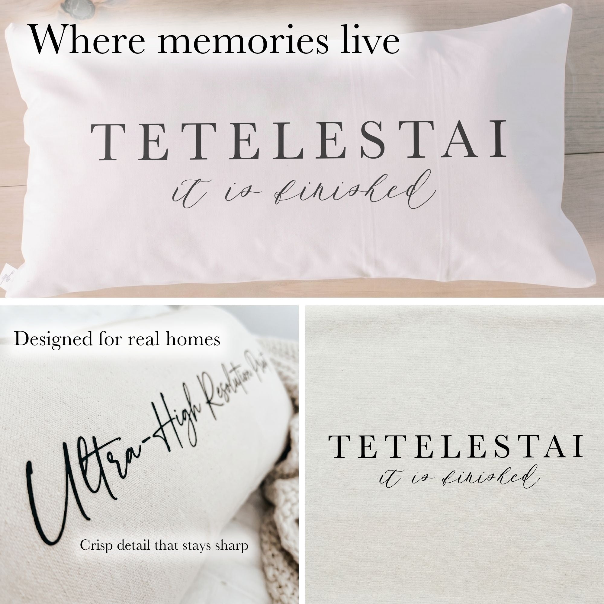 Lumbar Pillows - Tetelestai