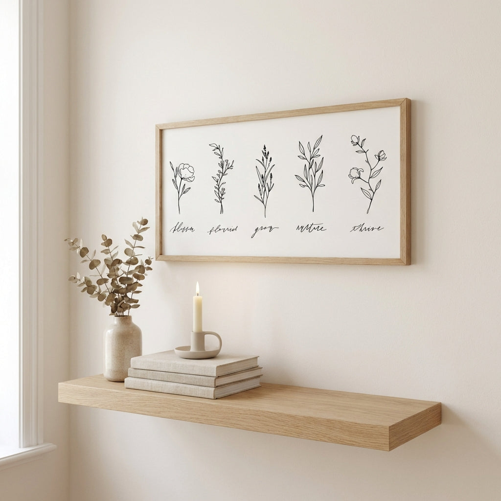 Wooden Frames - Wildflowers