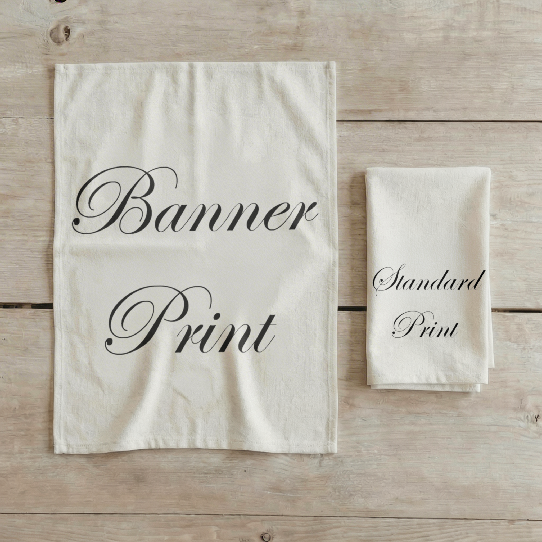 Custom Tea Towel - Custom Design
