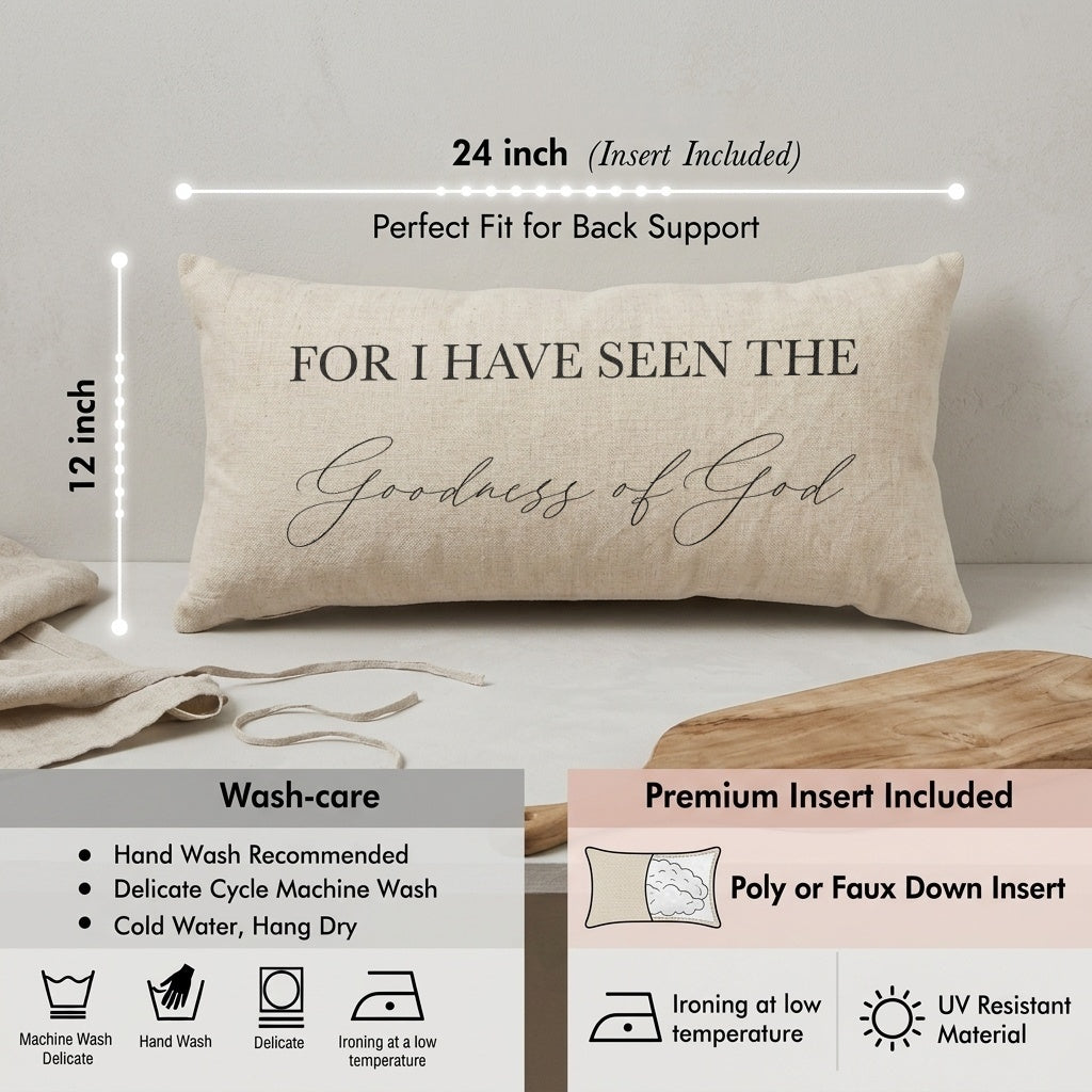 Lumbar Pillows - Goodness of God