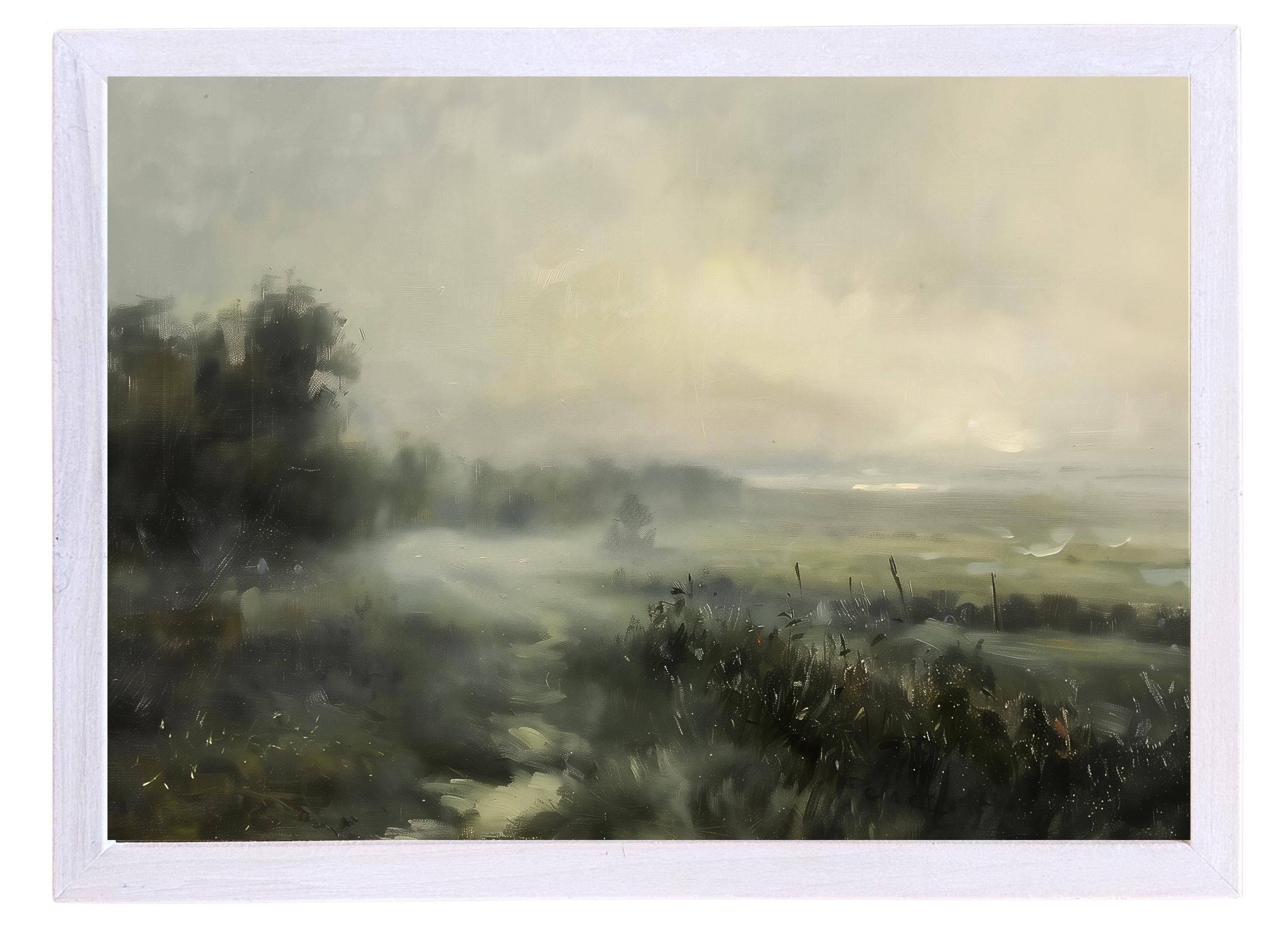 Wooden Frames - Cool Toned Haze