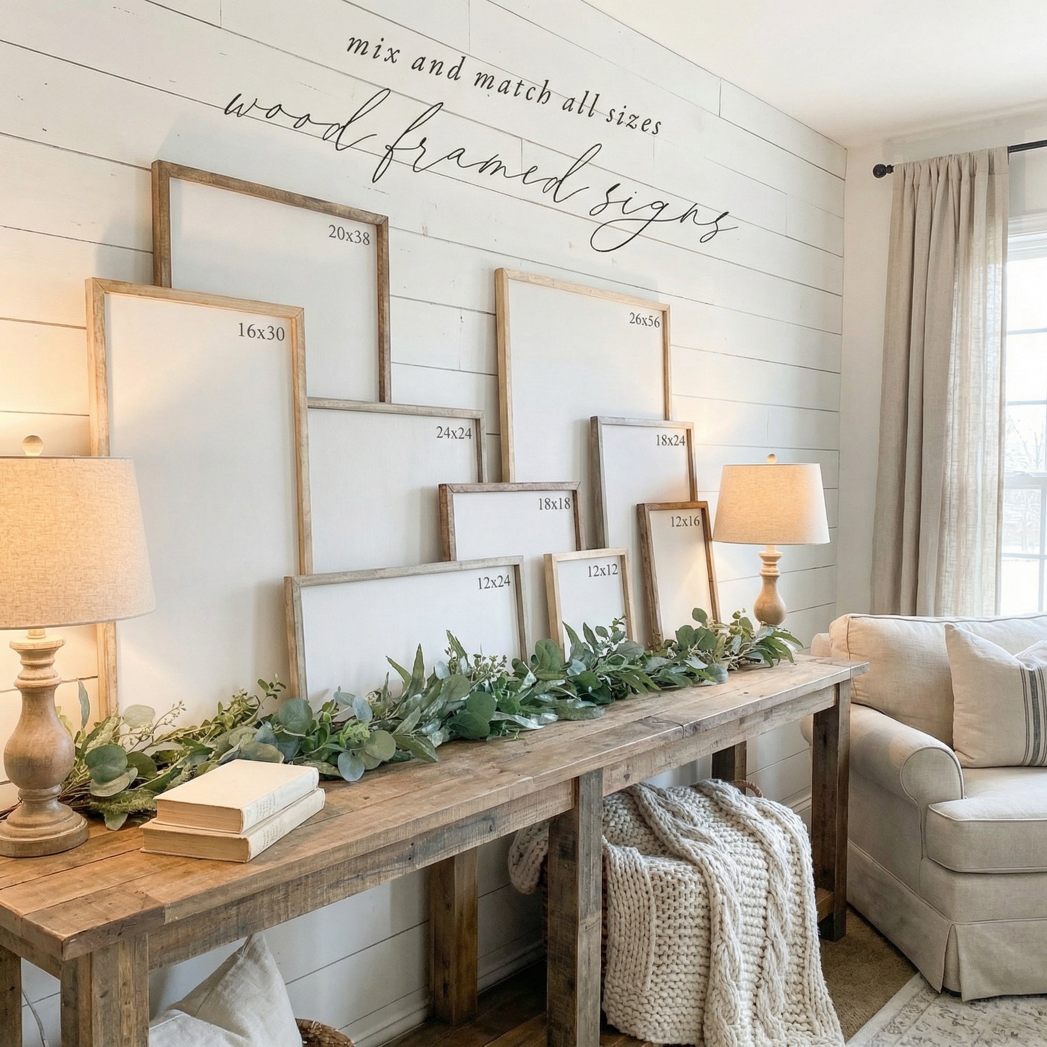 Wooden Frames - Be Our Guest