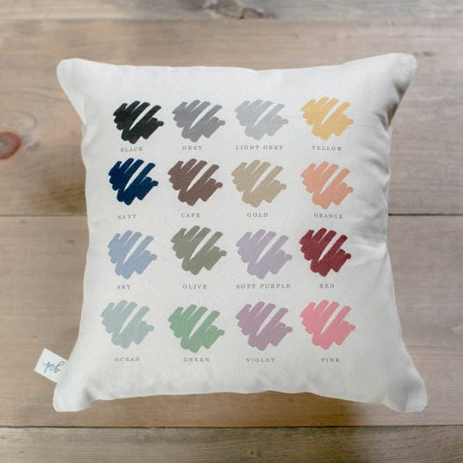 Throw Pillow - Autumn, calligraphy, home decor, fall decor, housewarming gift, cushion cover, throw pillow, seasonal pillow