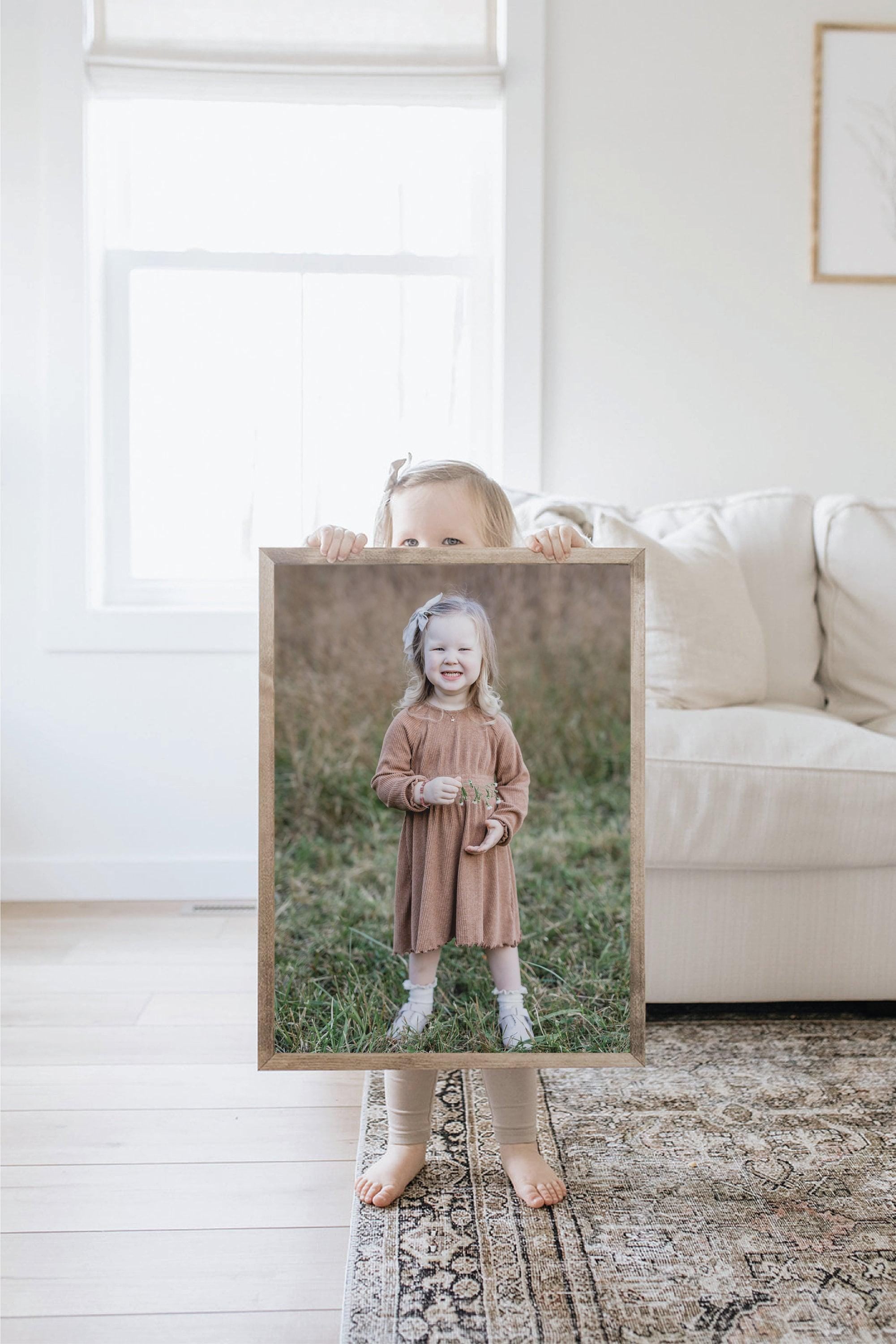 Custom Framed Photo Sign - Your Picture! Framed Photo Sign, Mothers Day Gift, Custom Grandparents Gift, Custom wall decor, personalized gift