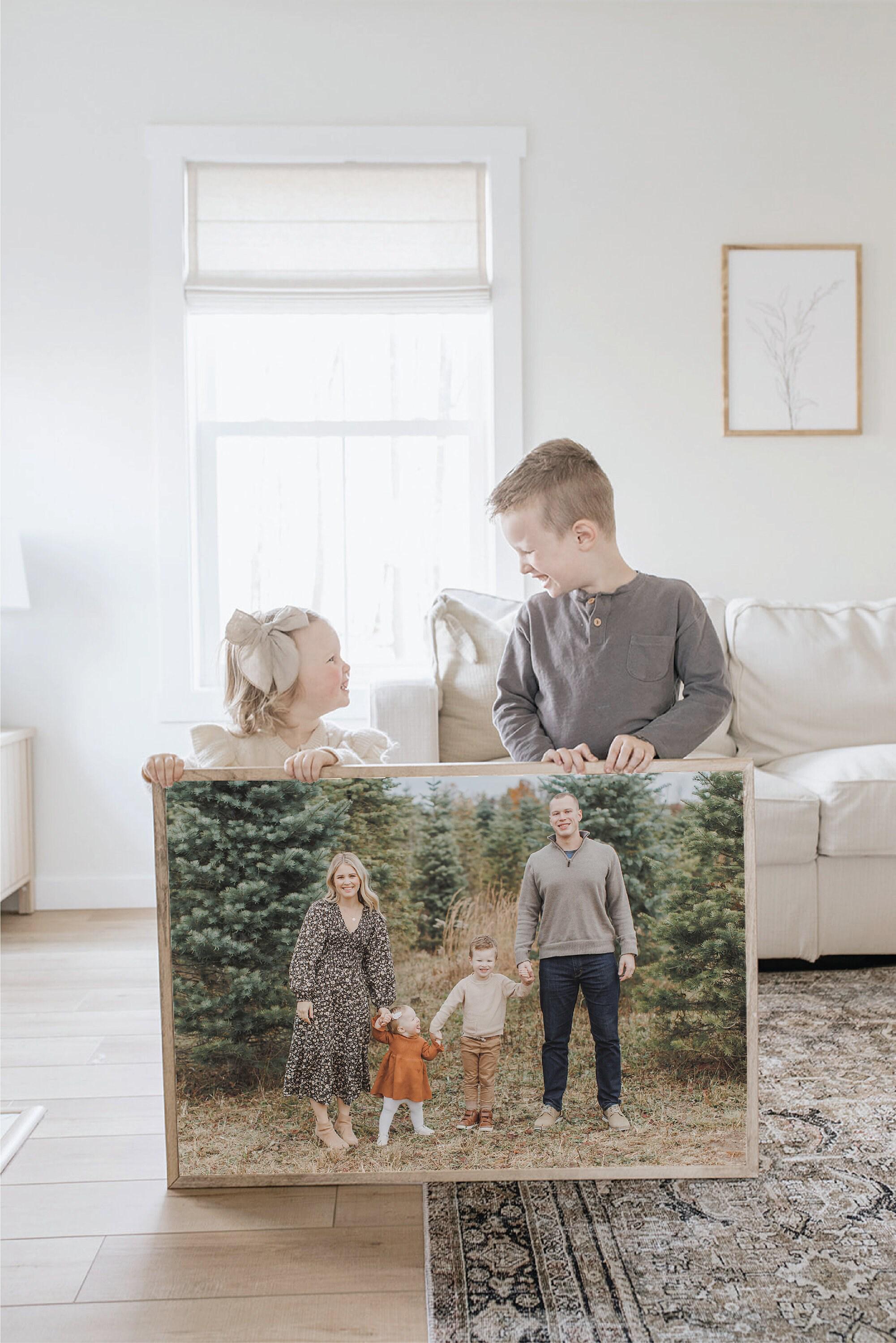 Custom Framed Photo Sign - Your Picture! Framed Photo Sign, Mothers Day Gift, Custom Grandparents Gift, Custom wall decor, personalized gift