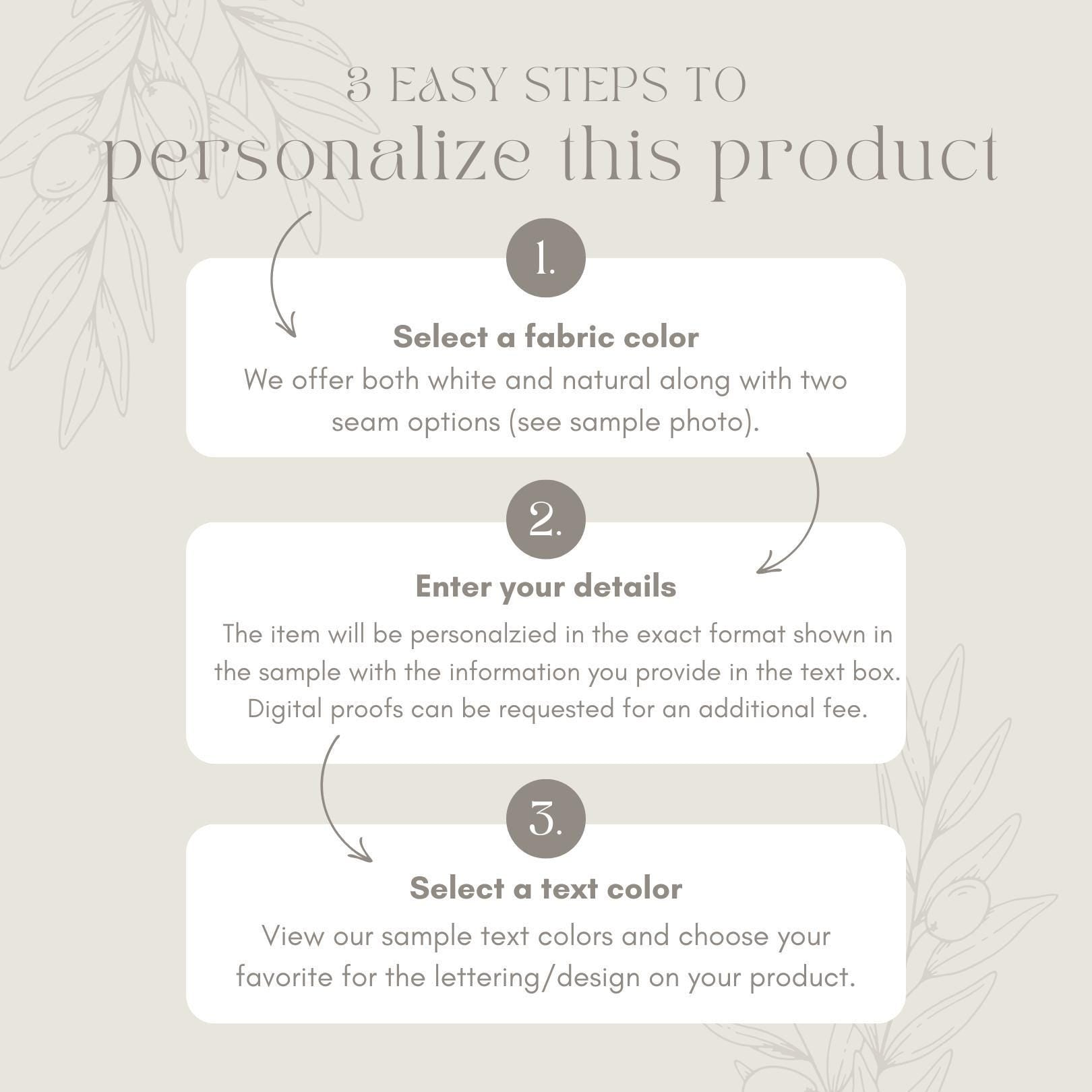 Personalized Calligraphy Lumbar Pillow: Organic Cotton Nursery Decor