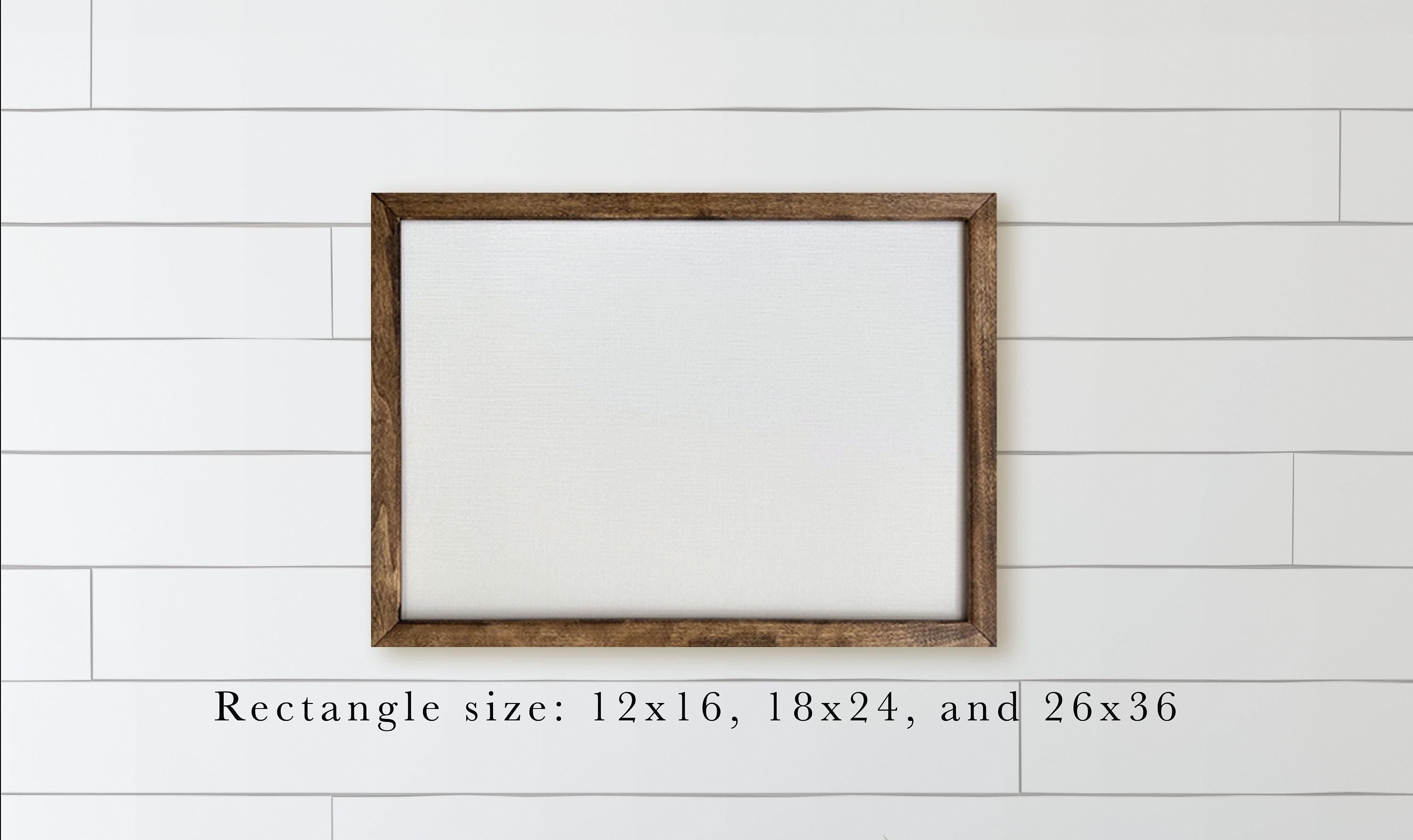 Custom Wood Framed Sign Order!